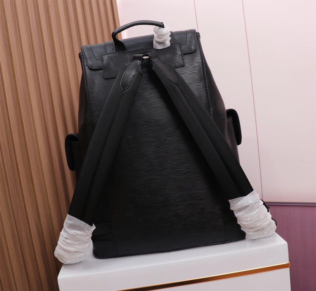 Louis Vuitton Christopher Medium Epi Leather Backpack - Image 3