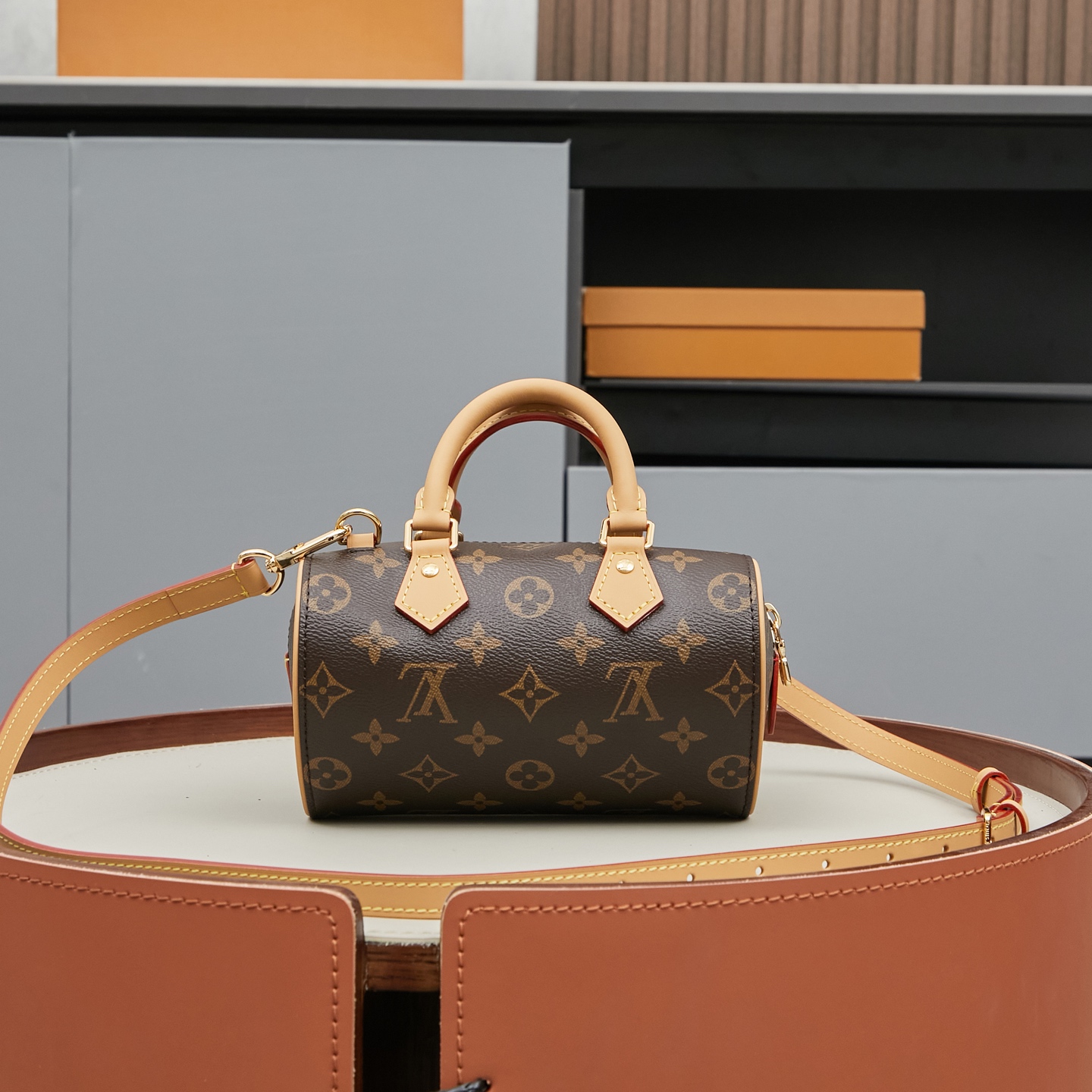 Louis Vuitton Nano Speedy LT Handbag M13226 - Image 3