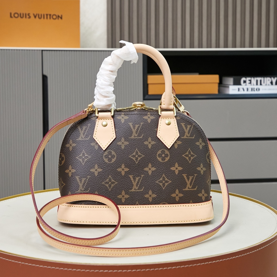 Louis Vuitton Alma Bridge Handbag M53152 N41221 Monogram Canvas - Image 3