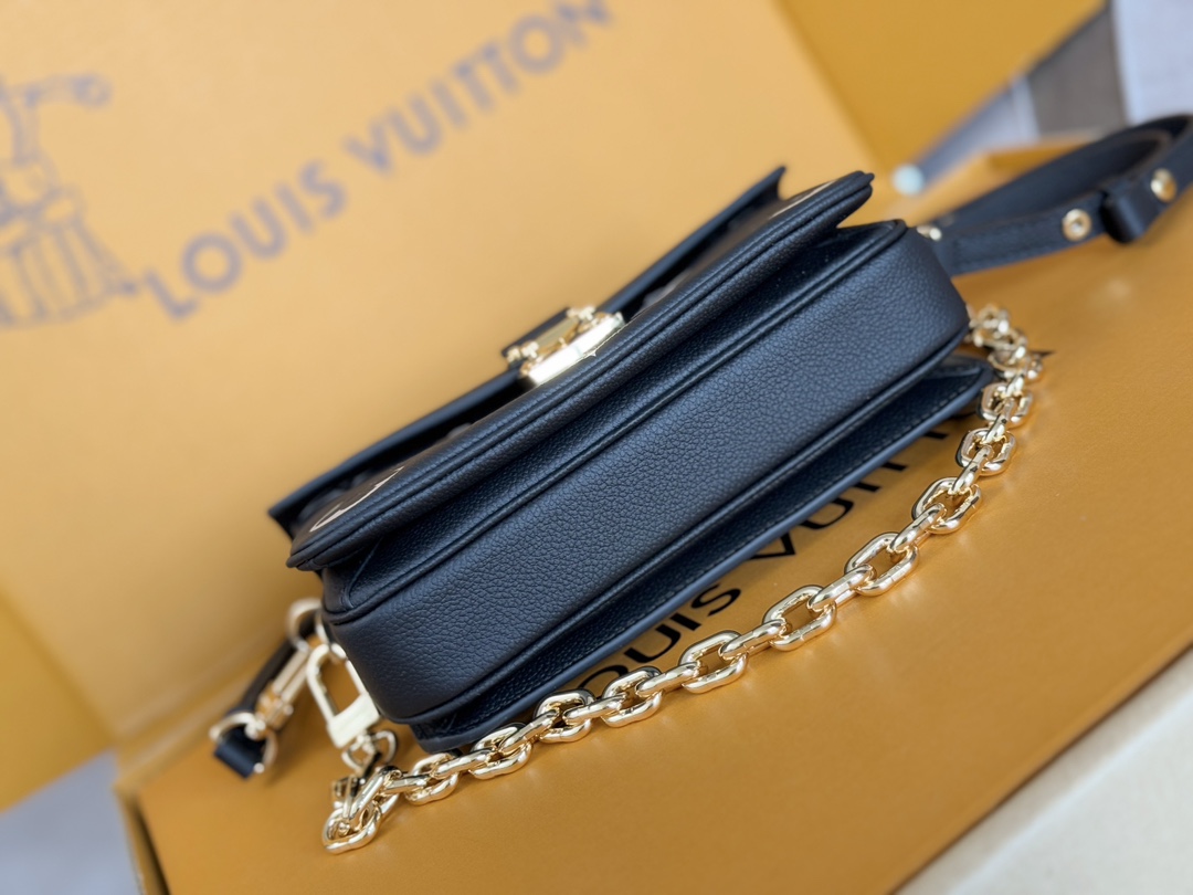 Pochette Metis East West Crossbody Bag in Monogram Empreinte Leather - Image 3