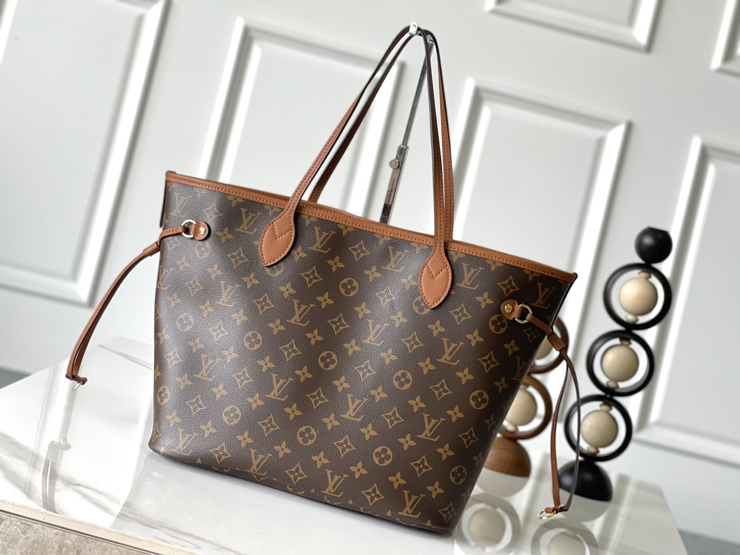 Louis Vuitton Neverfull MM Tote Bag in Damier Azur Canvas - Image 3