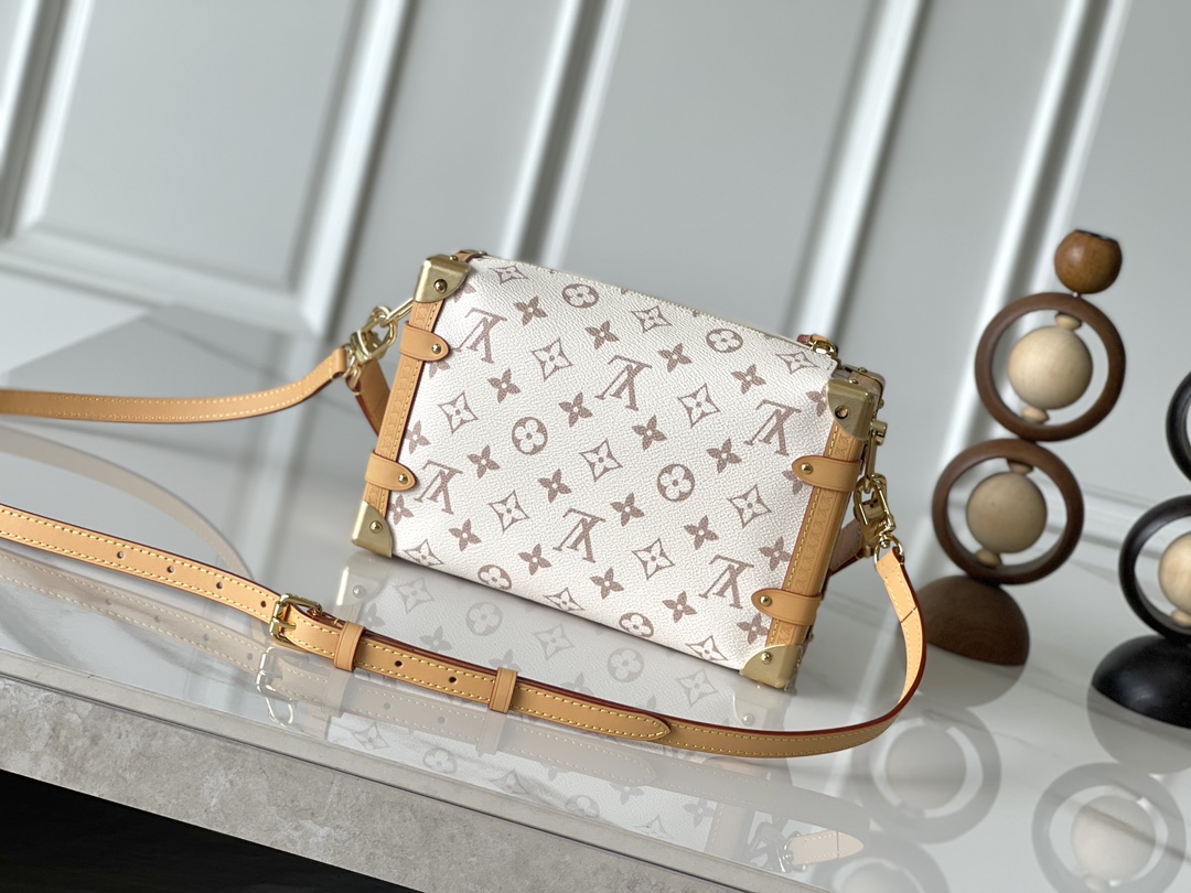 Louis Vuitton Side Trunk MM Handbag in Monogram Canvas - Image 3