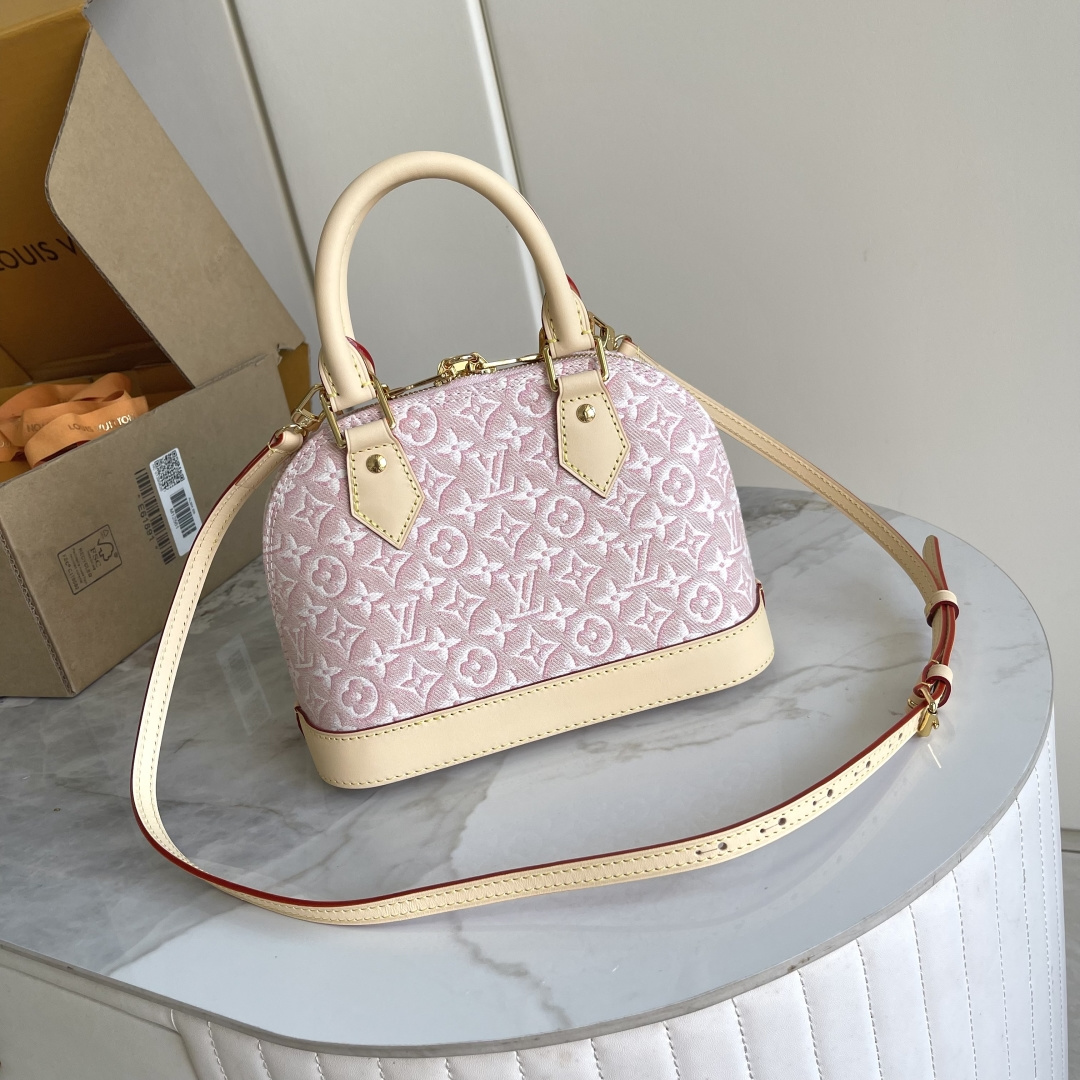 Louis Vuitton Alma BB Handbag in Monogram Emblème Canvas - Image 3