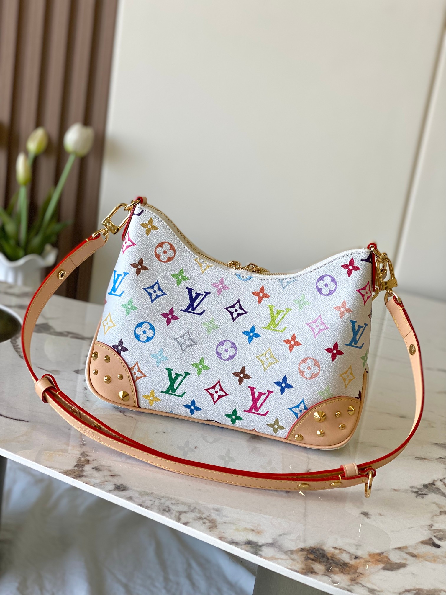 Louis Vuitton Boulogne Monogram Shoulder Bag - Image 3