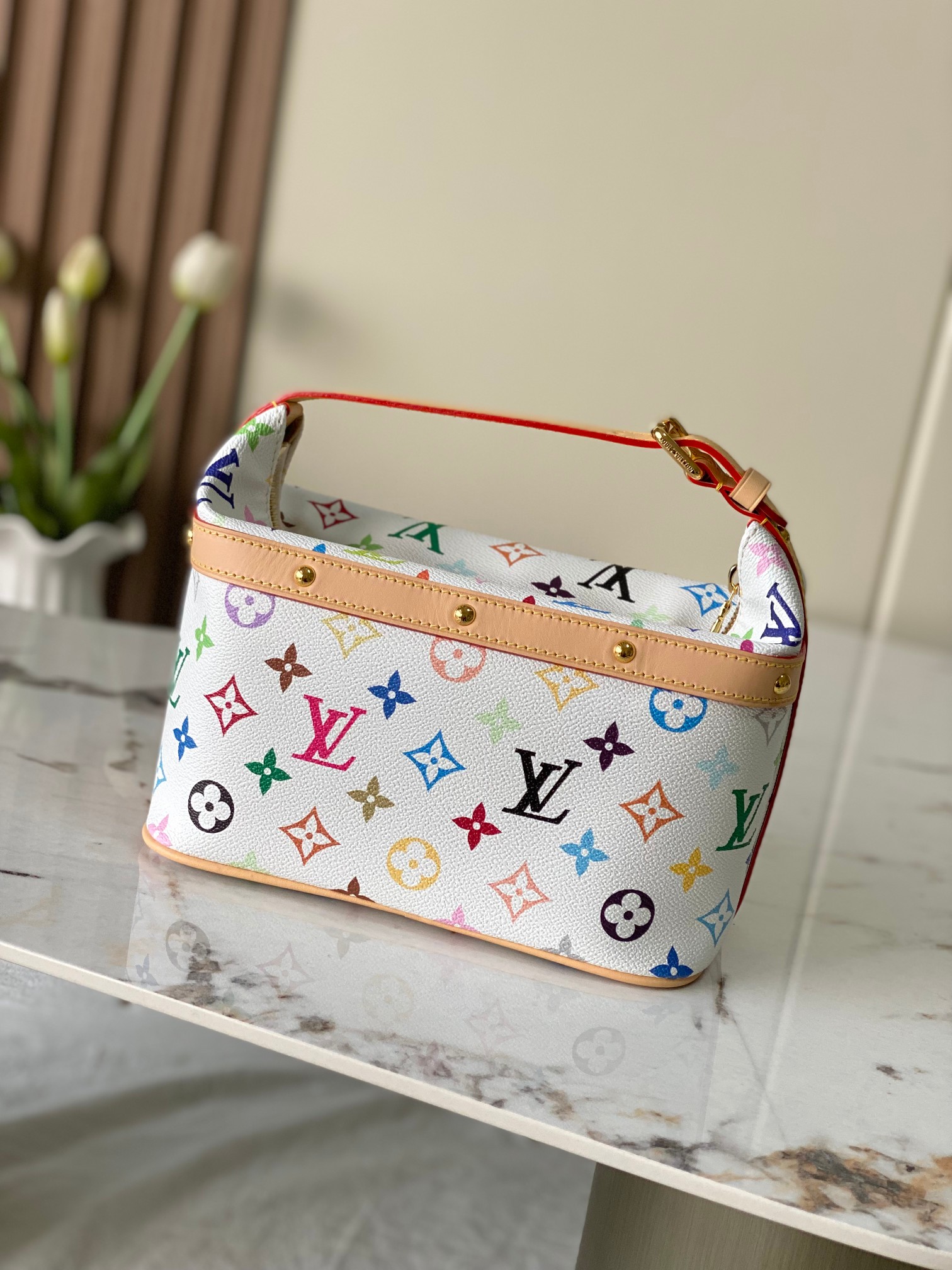 Cruiser Toiletry Bag in Monogram Multicolore Canvas - Image 3