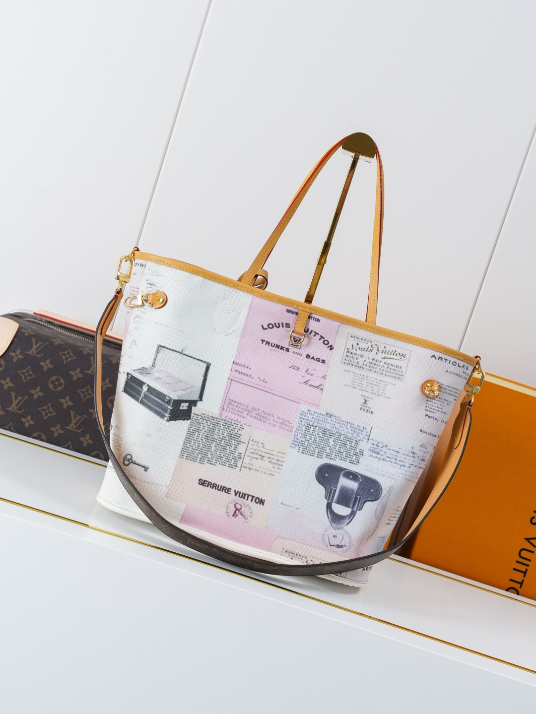 Louis Vuitton Persona Neverfull Inside Out Monogram Anniversary Tote Bag - Image 3