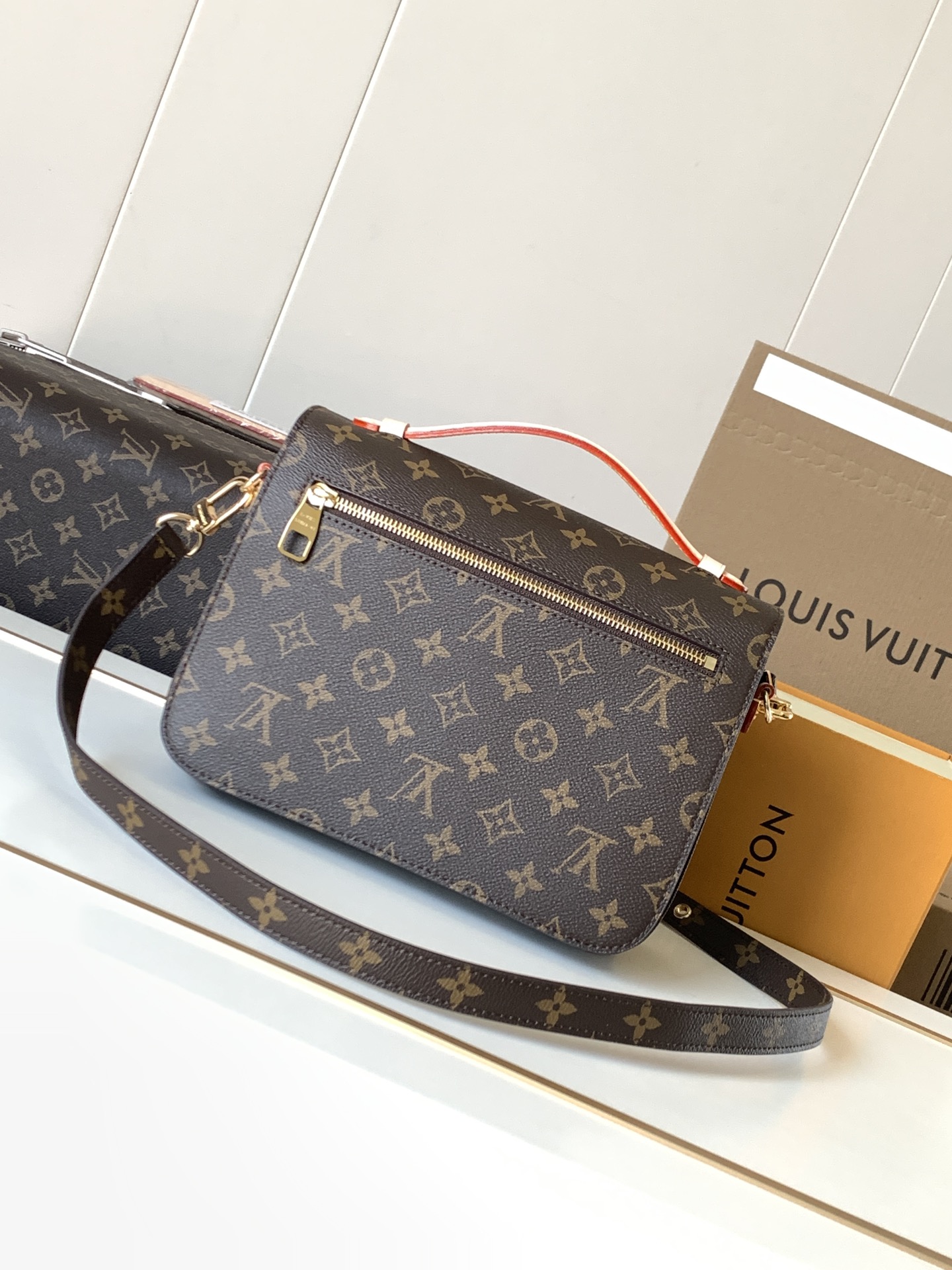 Louis Vuitton Pochette Metis Monogram Canvas Shoulder Bag - Image 3