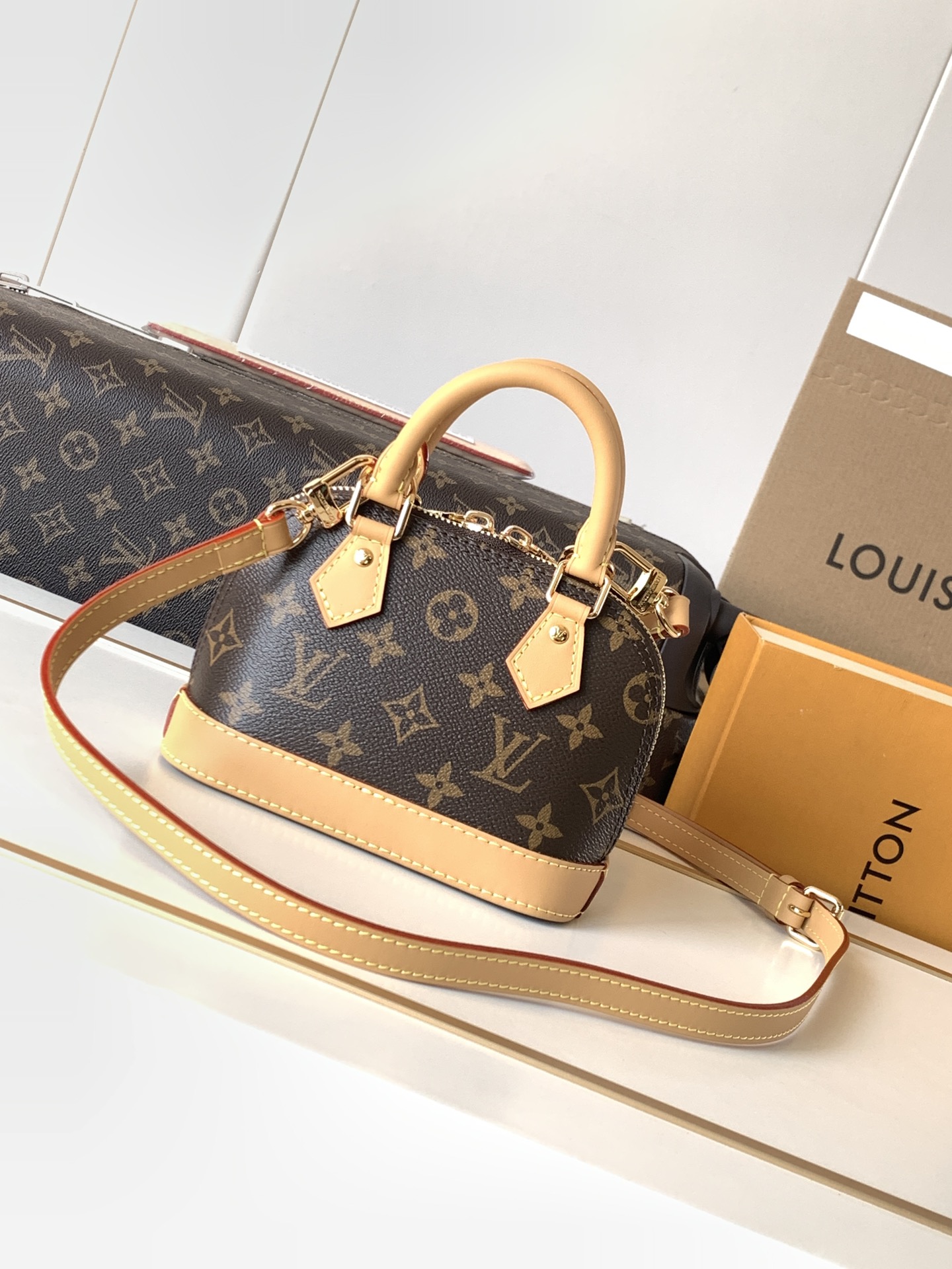 Louis Vuitton Nano Alma Monogram Mini Bag - Image 3