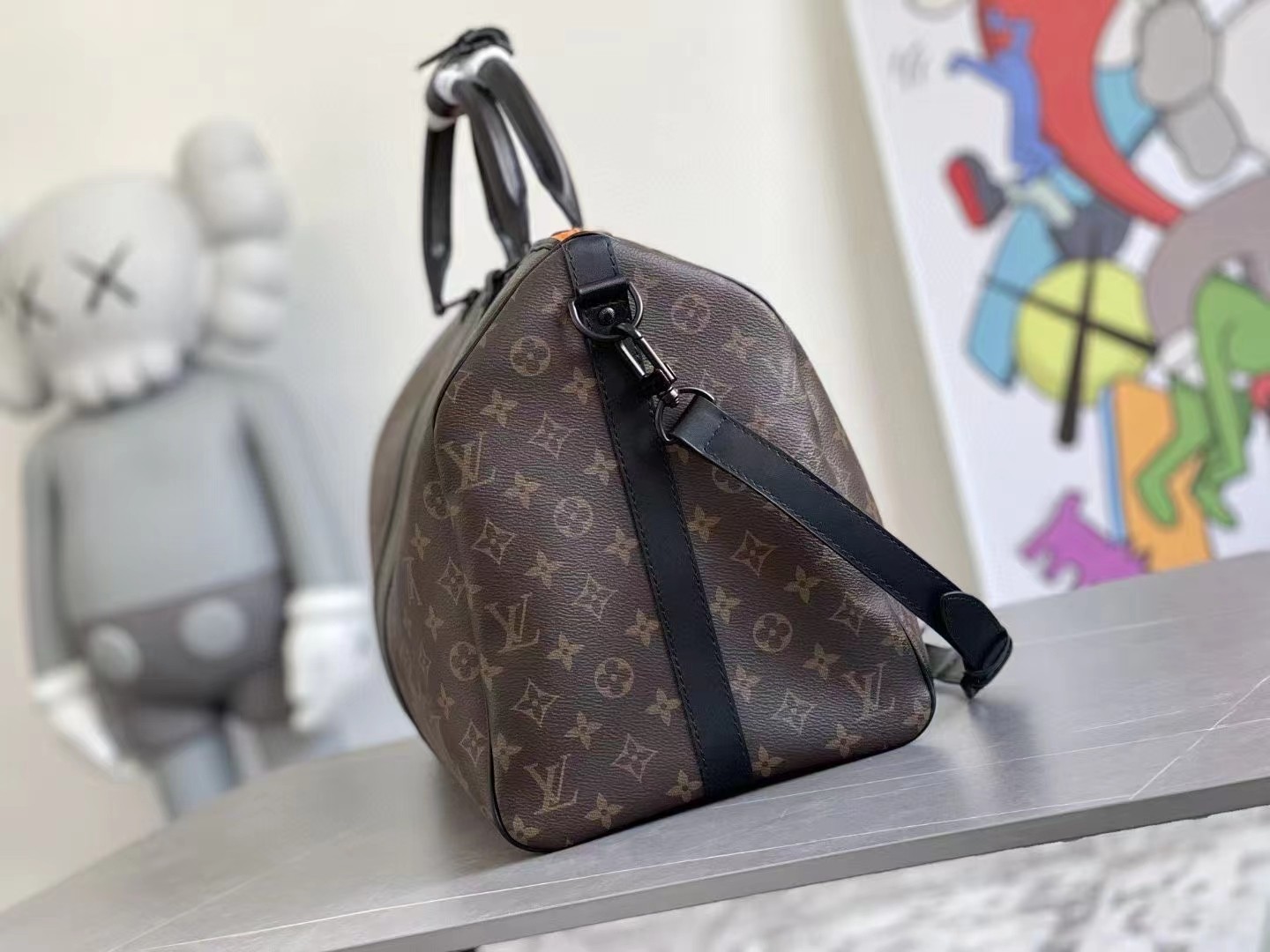 Louis Vuitton Keepall Bandouliere 50 Embroidered Travel Bag - Image 3