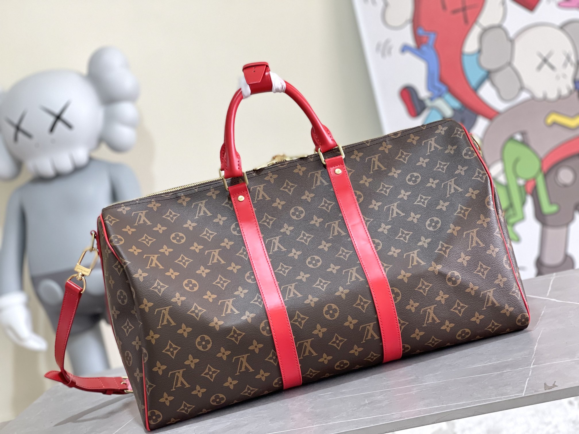 Louis Vuitton Keepall 50 Travel Bag M44740 - Image 3