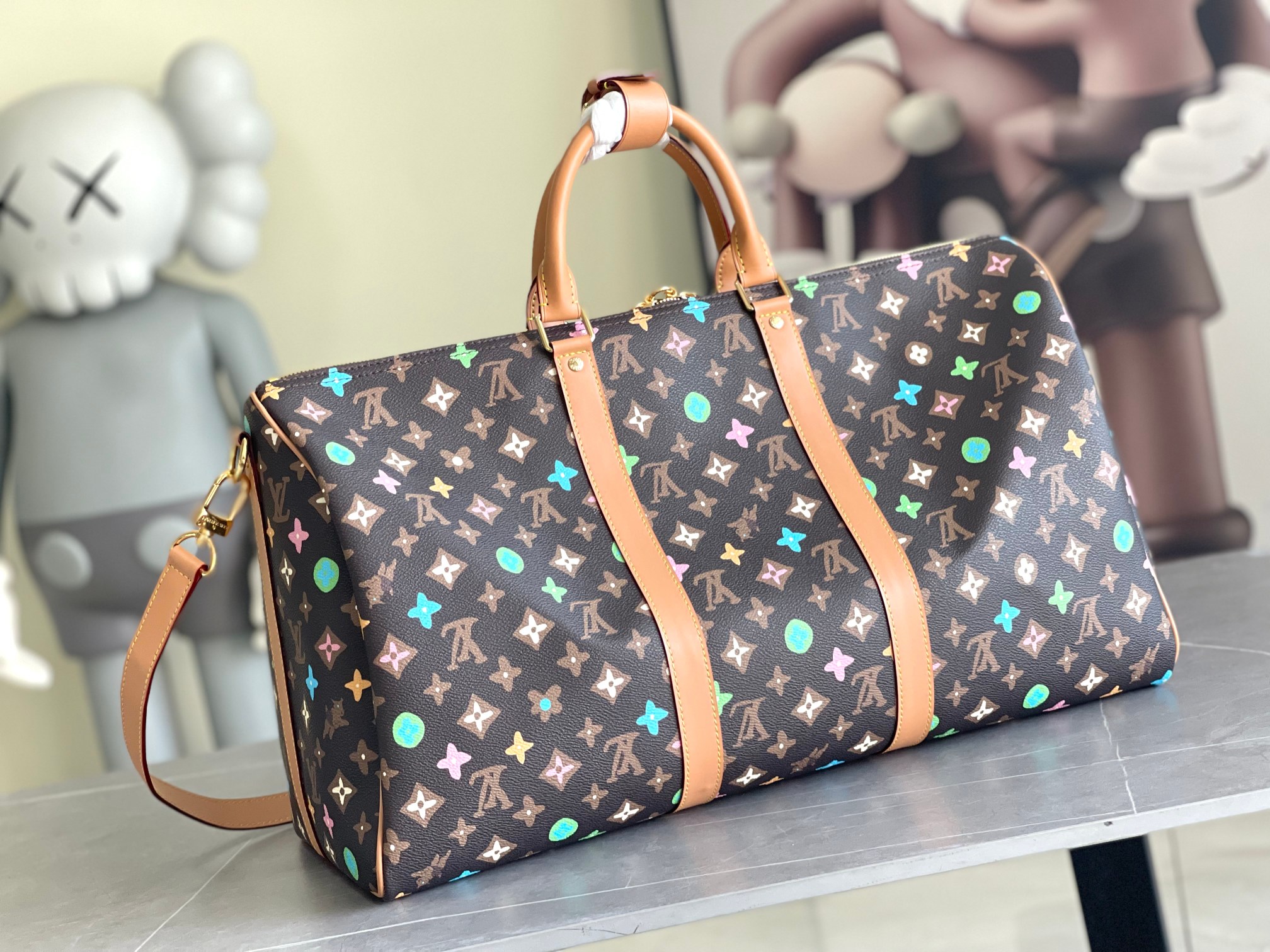 Louis Vuitton Keepall Bandouliere 50 Travel Bag - Image 3