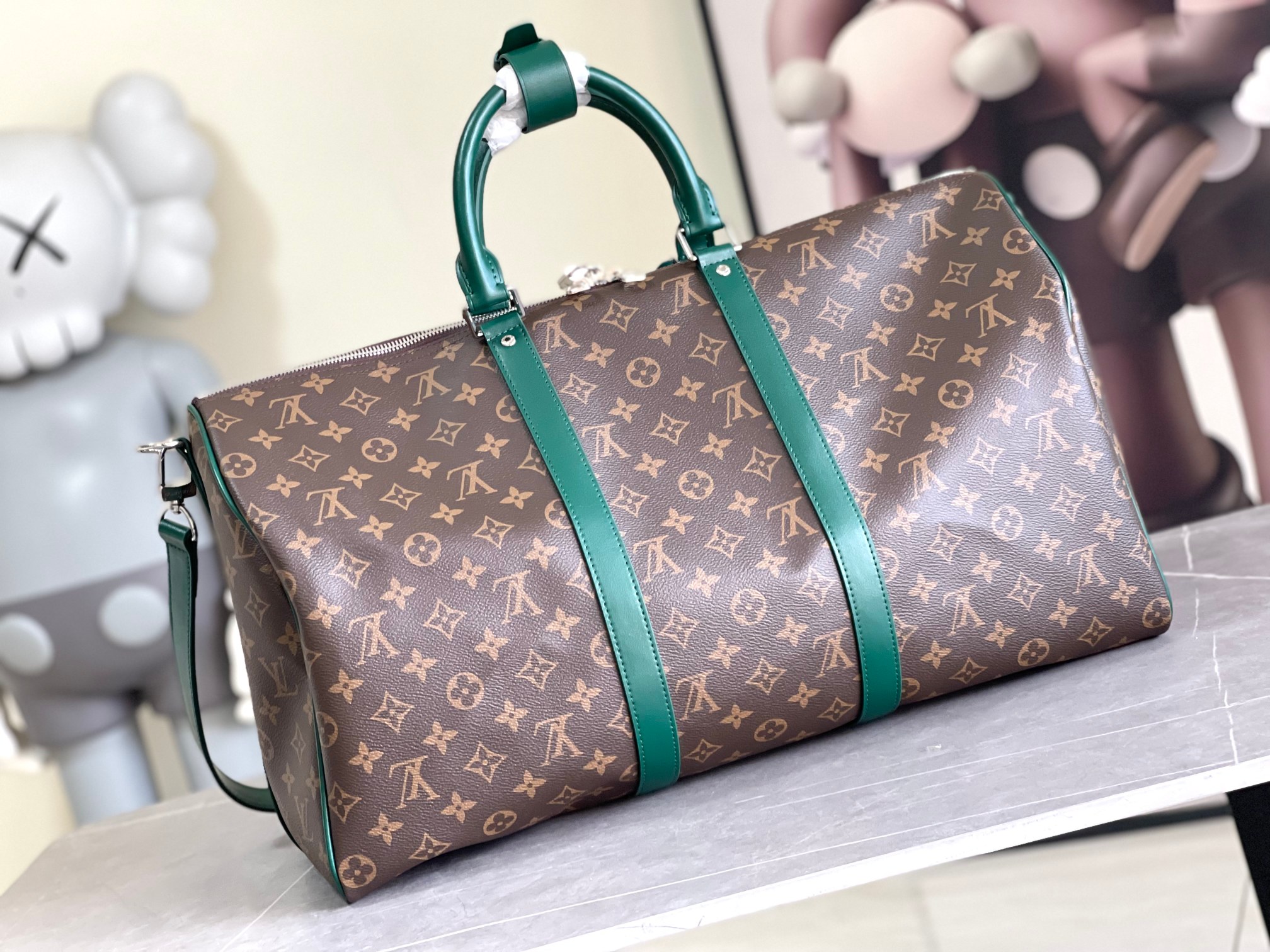 Louis Vuitton Keepall Bandouliere 50 Travel Bag - Image 3