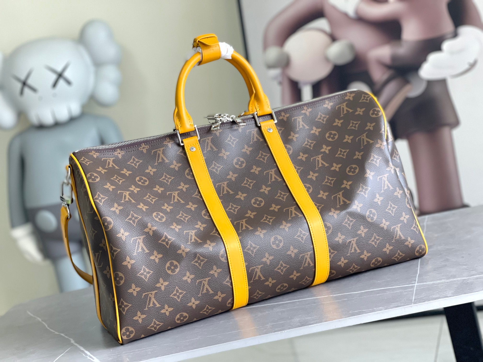 Louis Vuitton Keepall Bandouliere 50 Travel Bag - Image 3