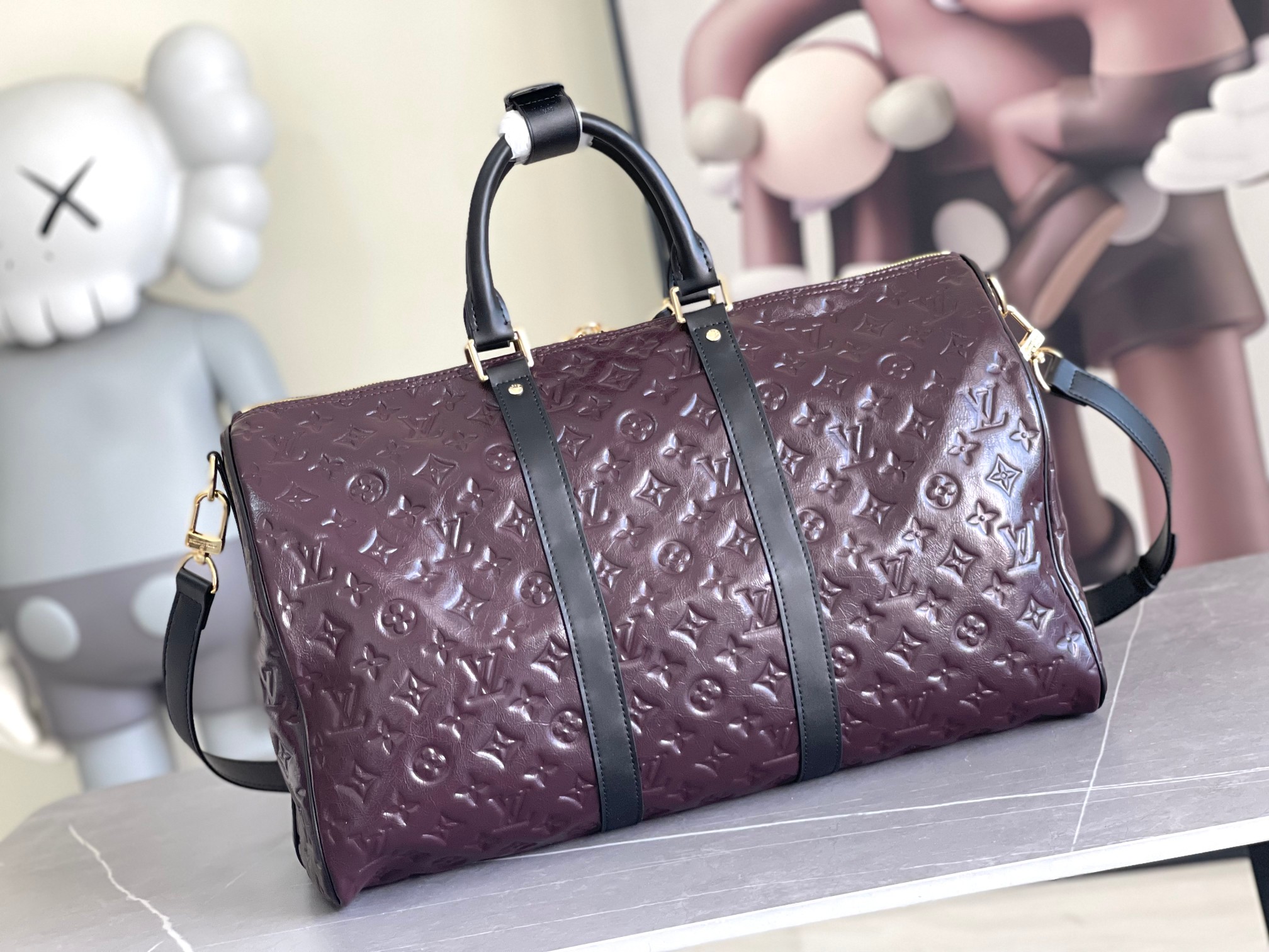 Louis Vuitton Keepall Bandouliere 45 Travel Bag - Image 3
