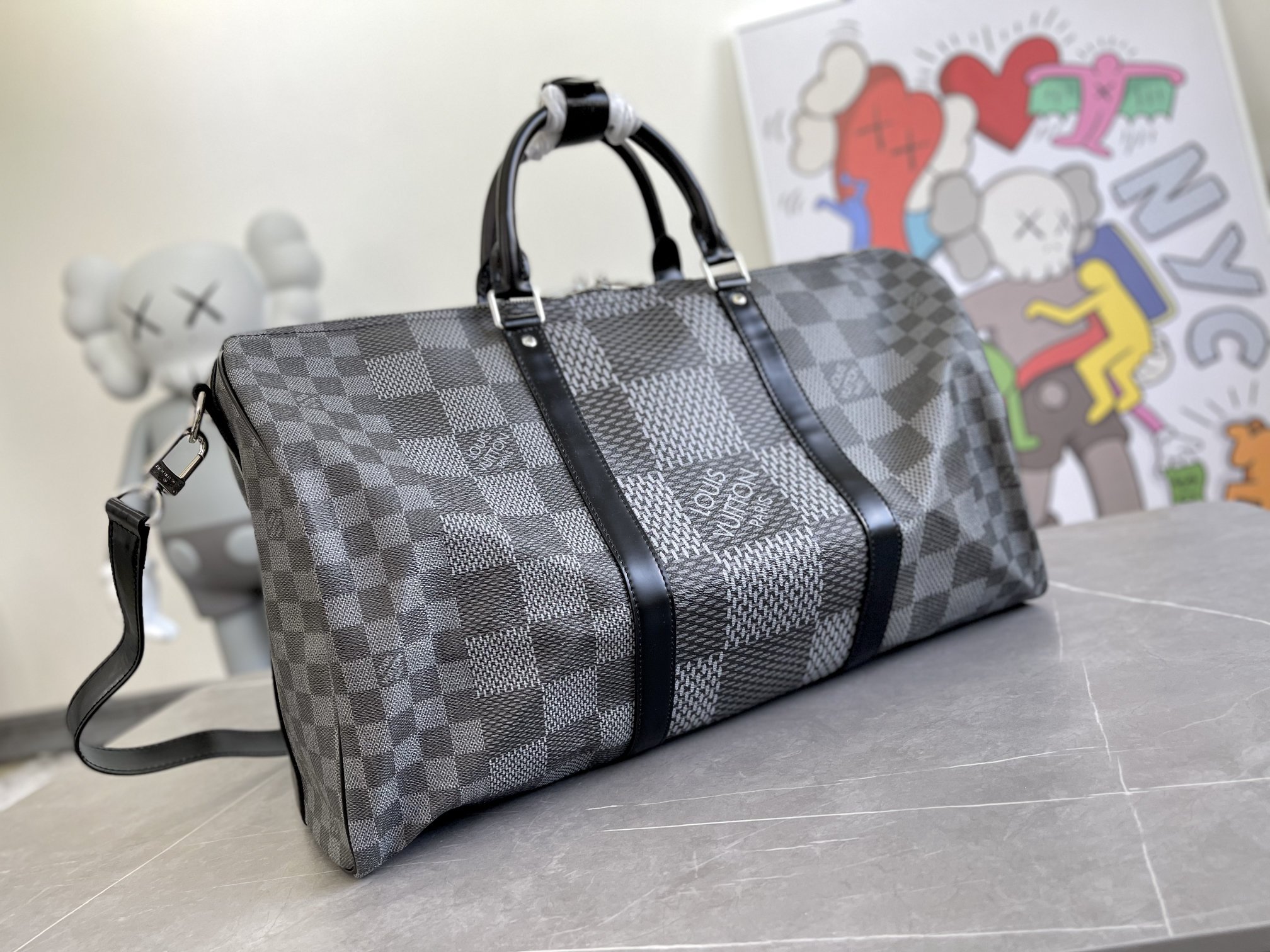 Louis Vuitton Keepall Bandouliere 50 Travel Bag - Image 3