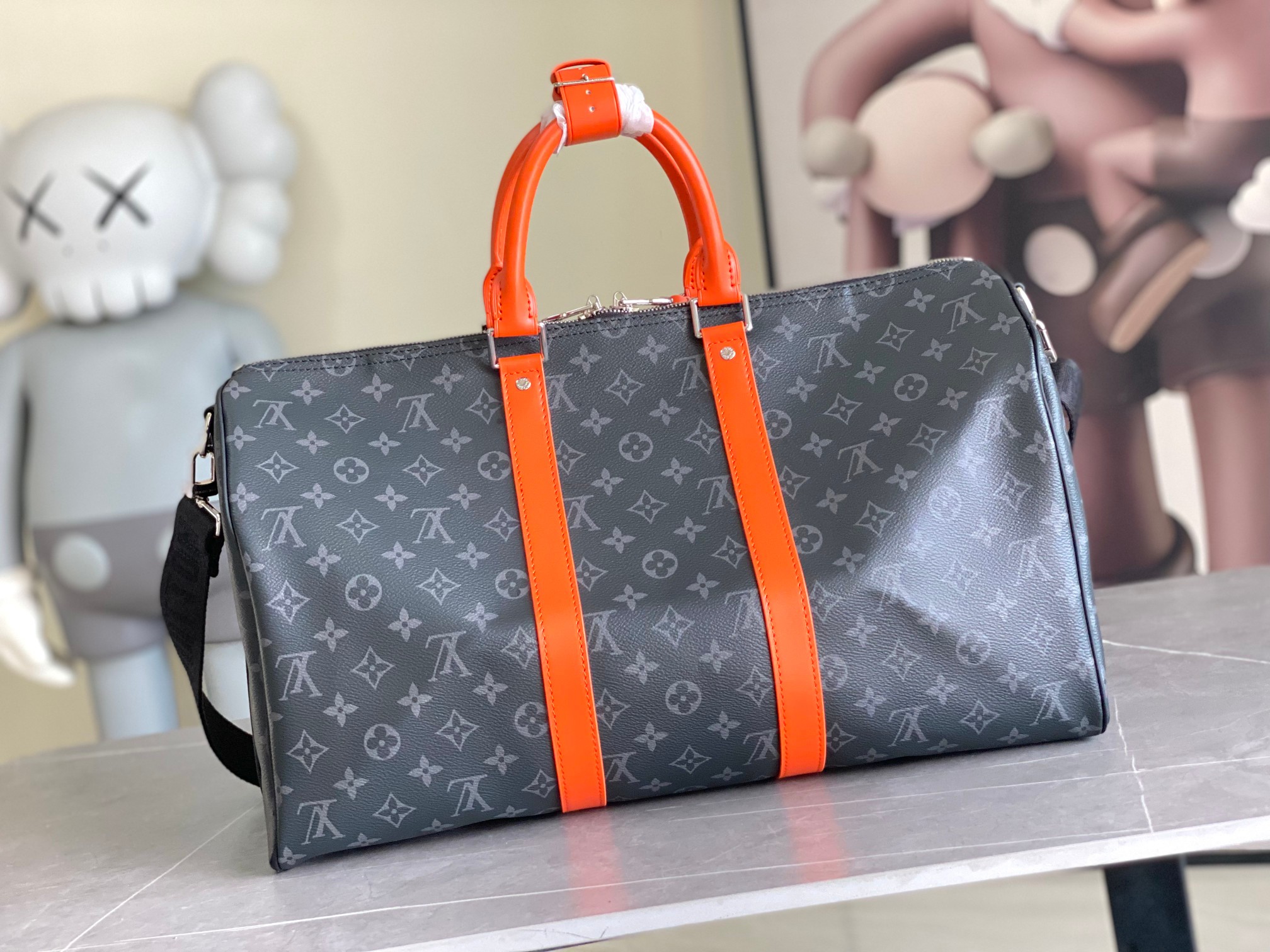 Louis Vuitton Keepall Bandouliere 45 Travel Bag - Image 3