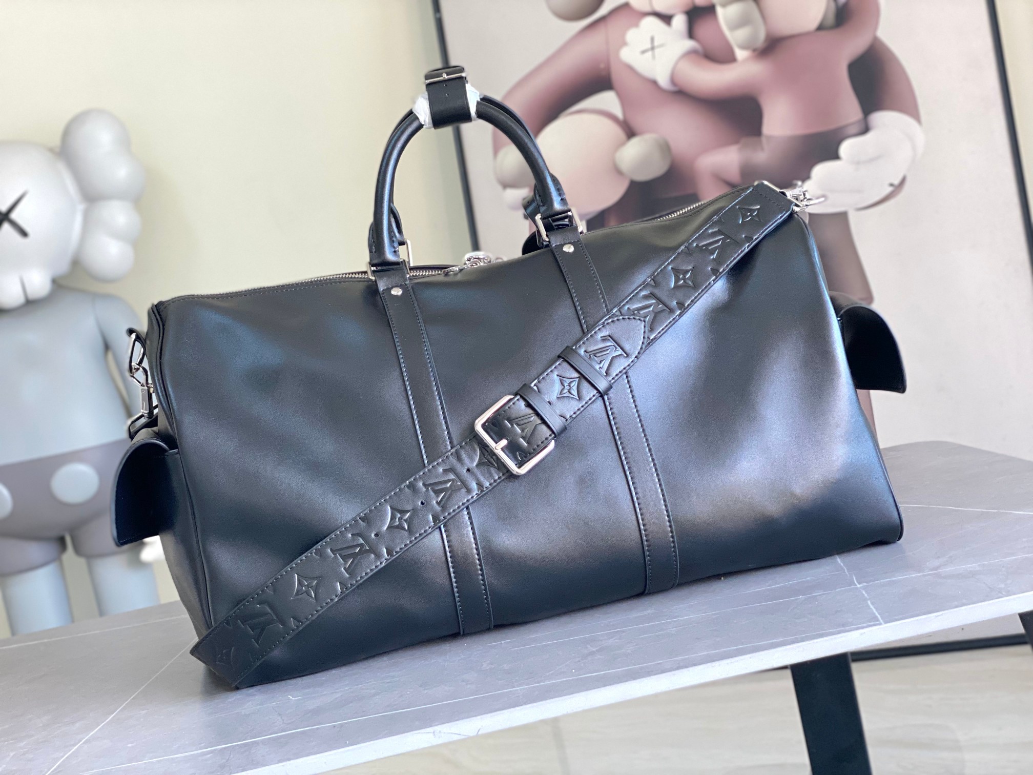 Louis Vuitton Keepall Bandouliere 50 Travel Bag - Image 3