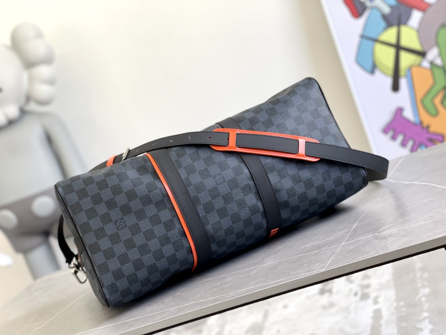 Louis Vuitton Keepall 45 Travel Bag Damier Cobalt - Image 3