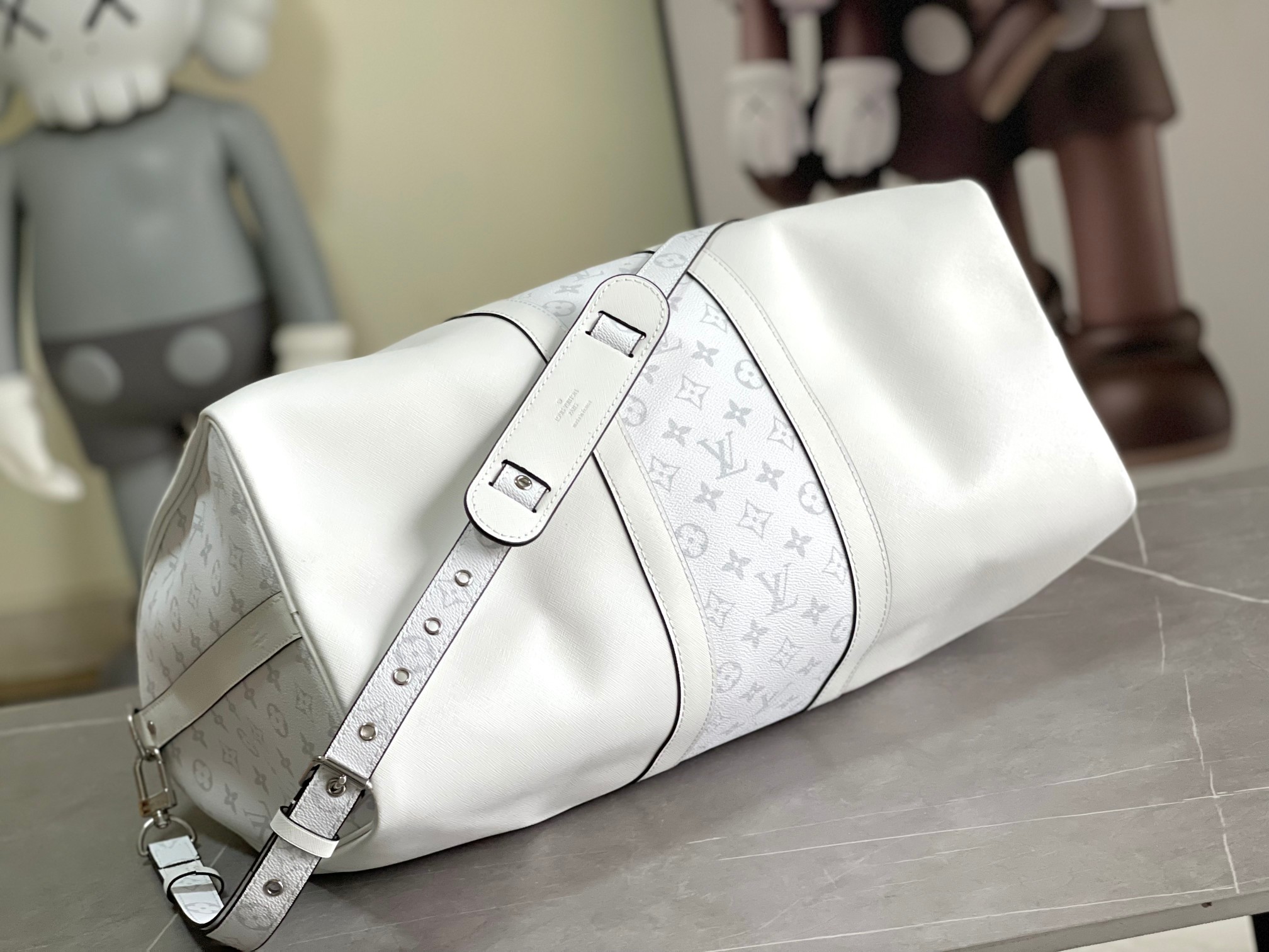 Louis Vuitton Taigarama Keepall Travel Bag - Image 3