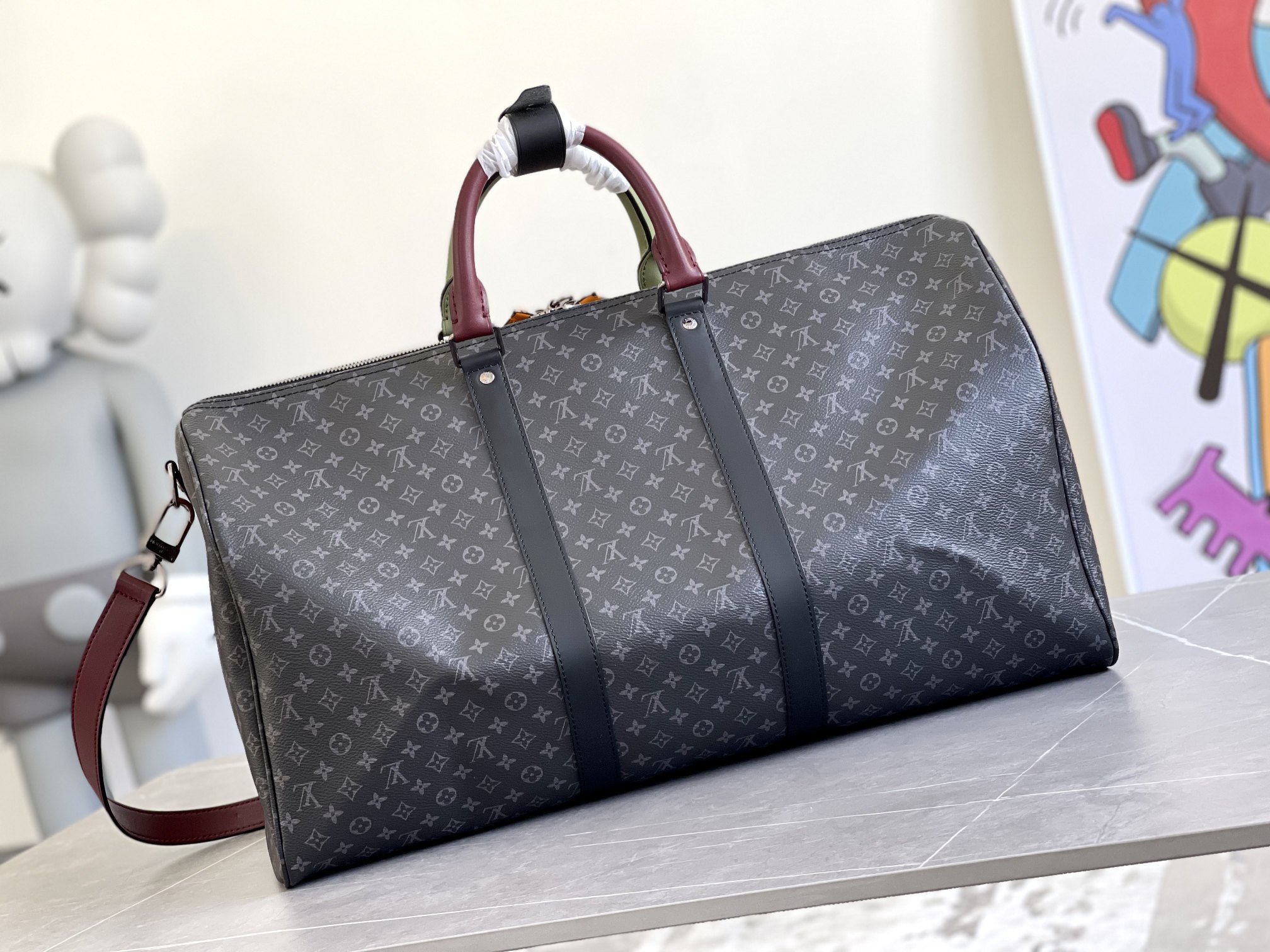 Keepall Bandouliere Patchwork Travel Bag - Image 3