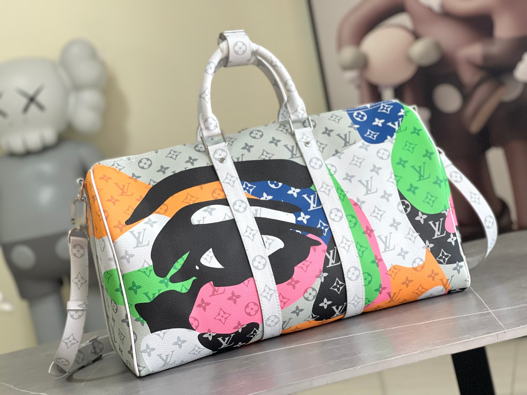 Louis Vuitton Keepall 45 Travel Bag - Image 3