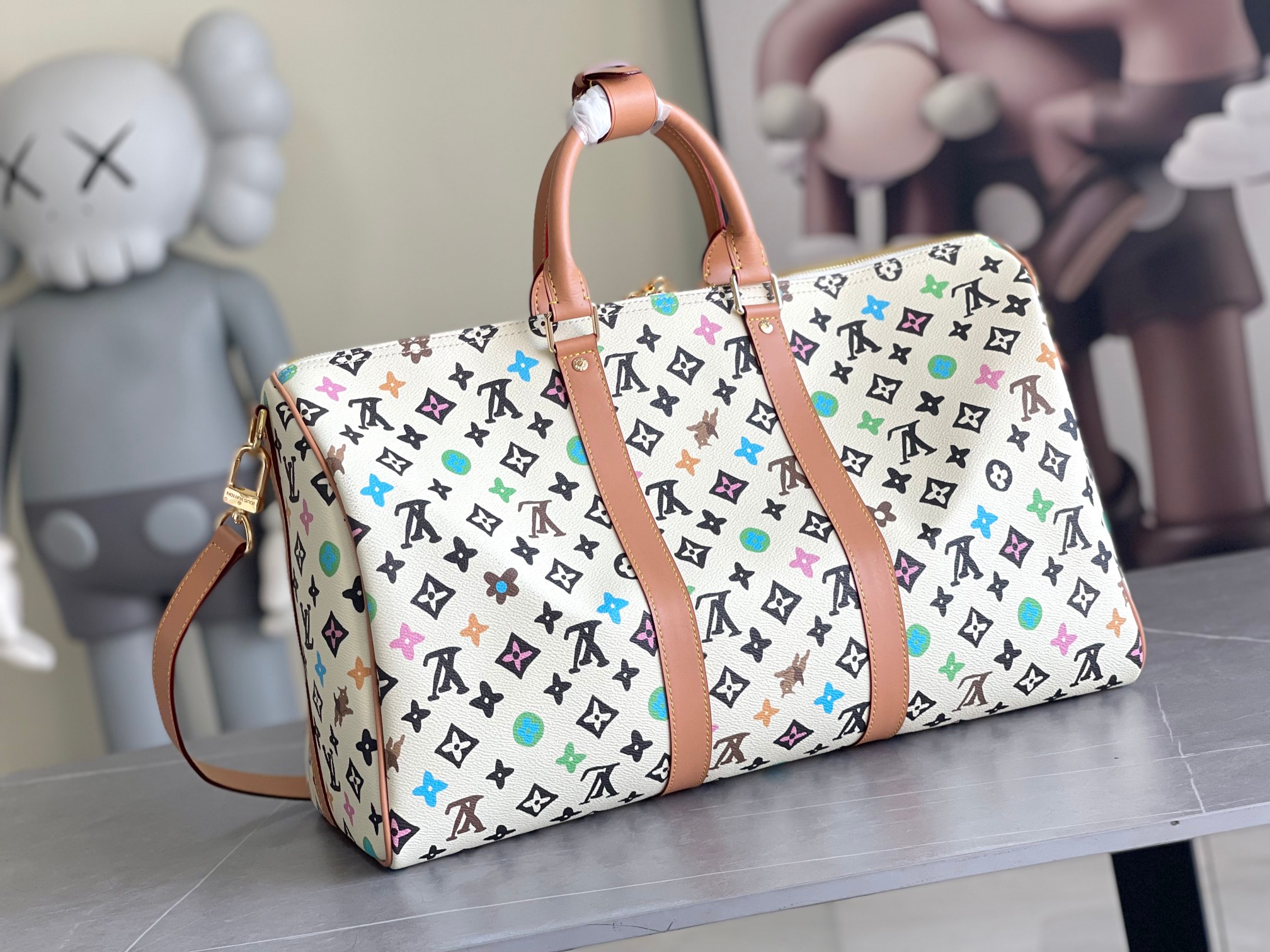 Louis Vuitton Keepall Bandouliere 45 Travel Bag - Image 3