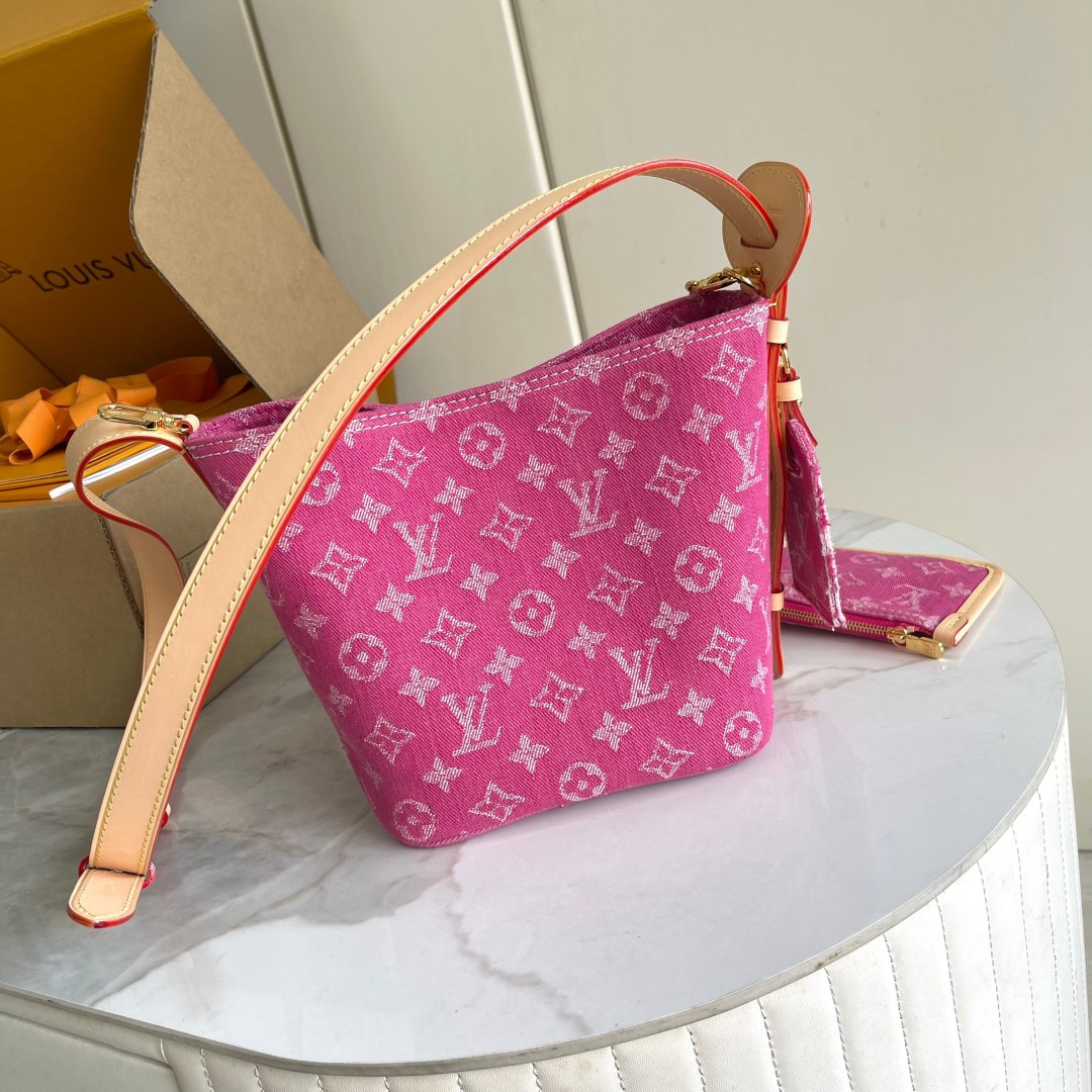 Louis Vuitton All In BB Denim Bucket Bag - Image 3