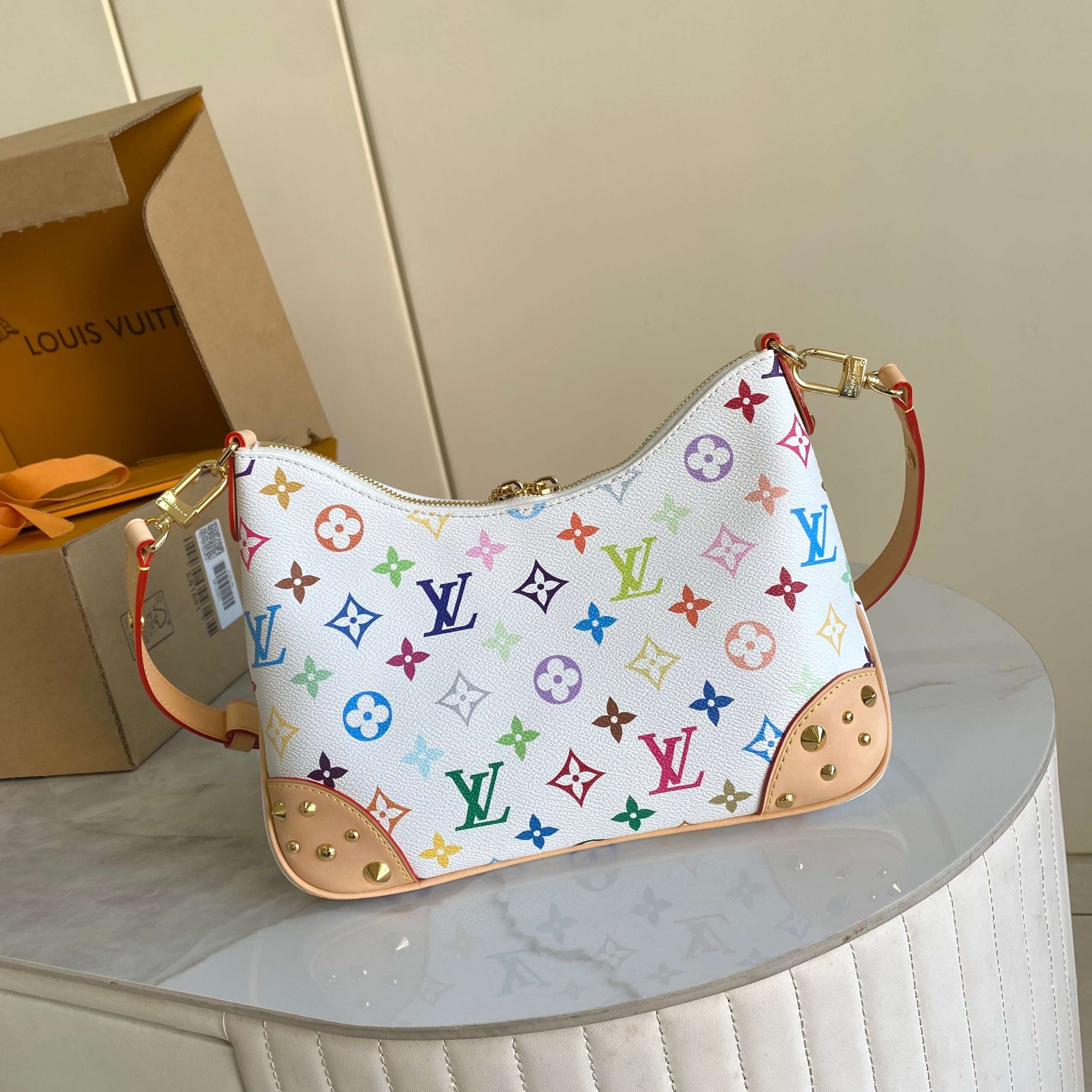 Louis Vuitton x Takashi Murakami Boulogne Bag - Image 3