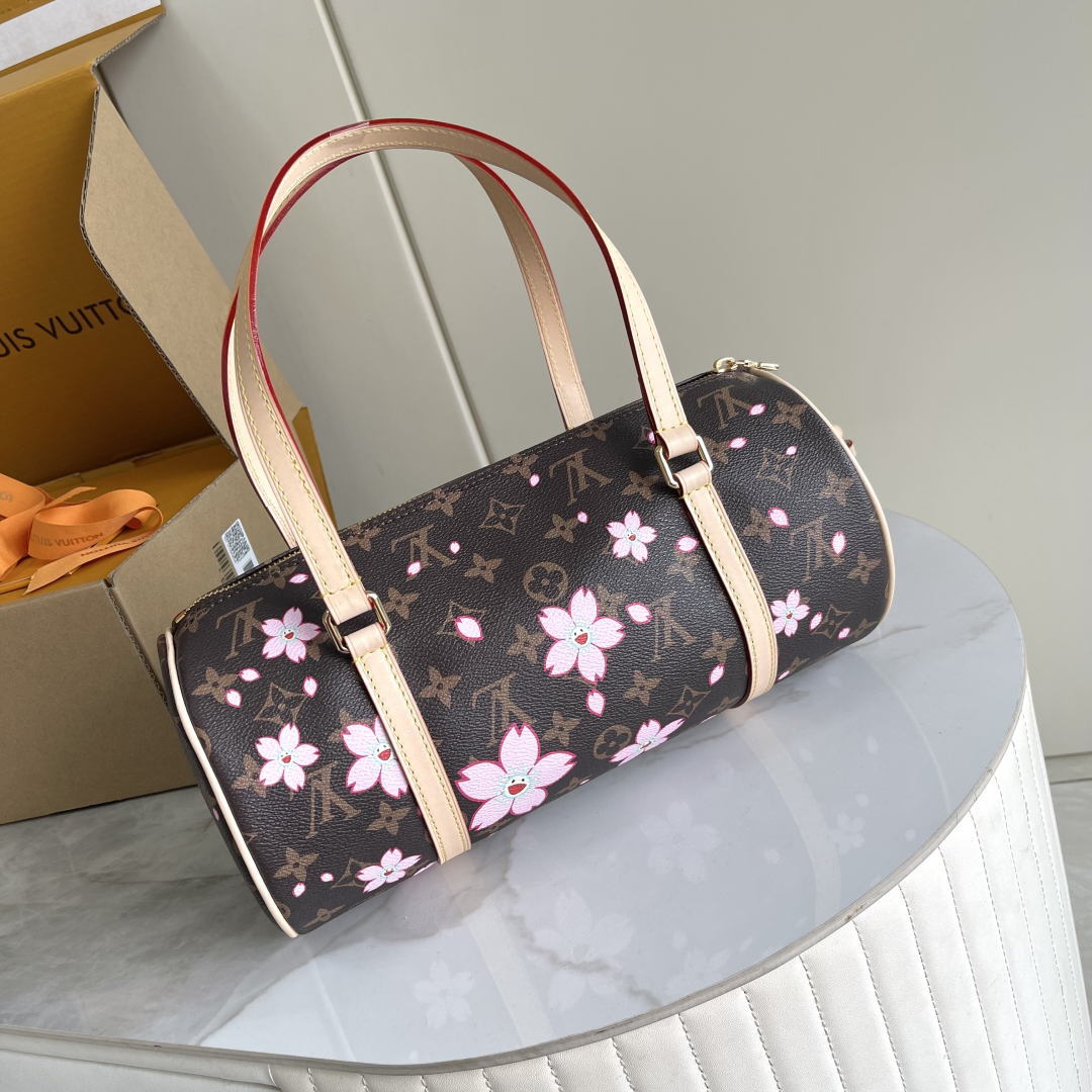Louis Vuitton x Takashi Murakami Papillon Cherry Blossom Bag - Image 3