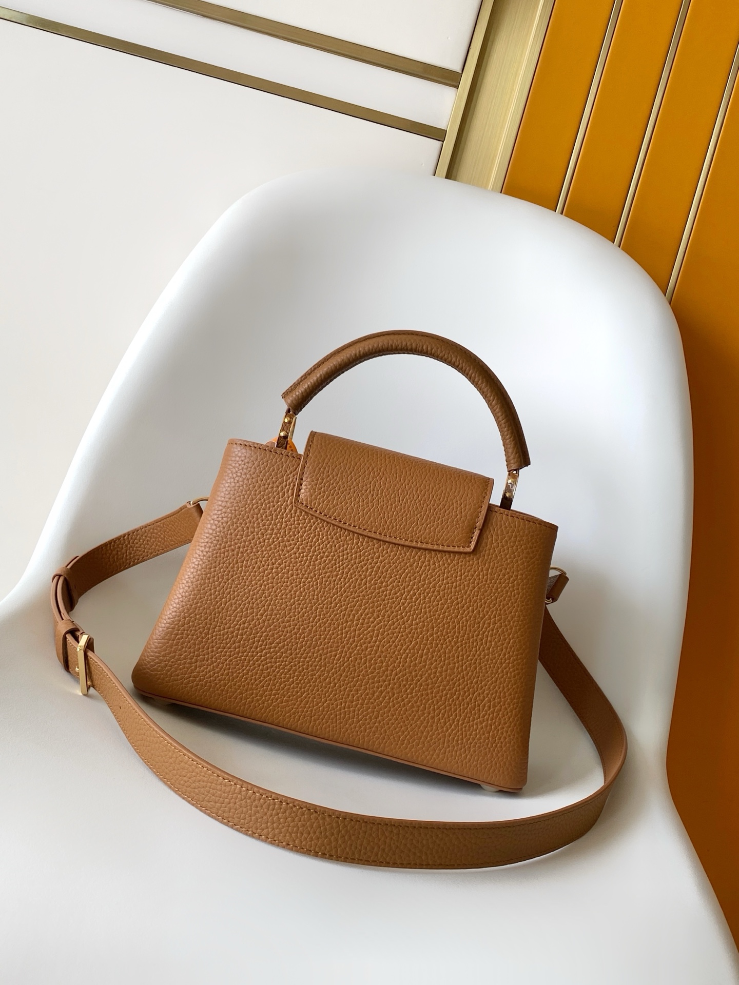 Louis Vuitton Capucines East West Mini Handbag - Image 3