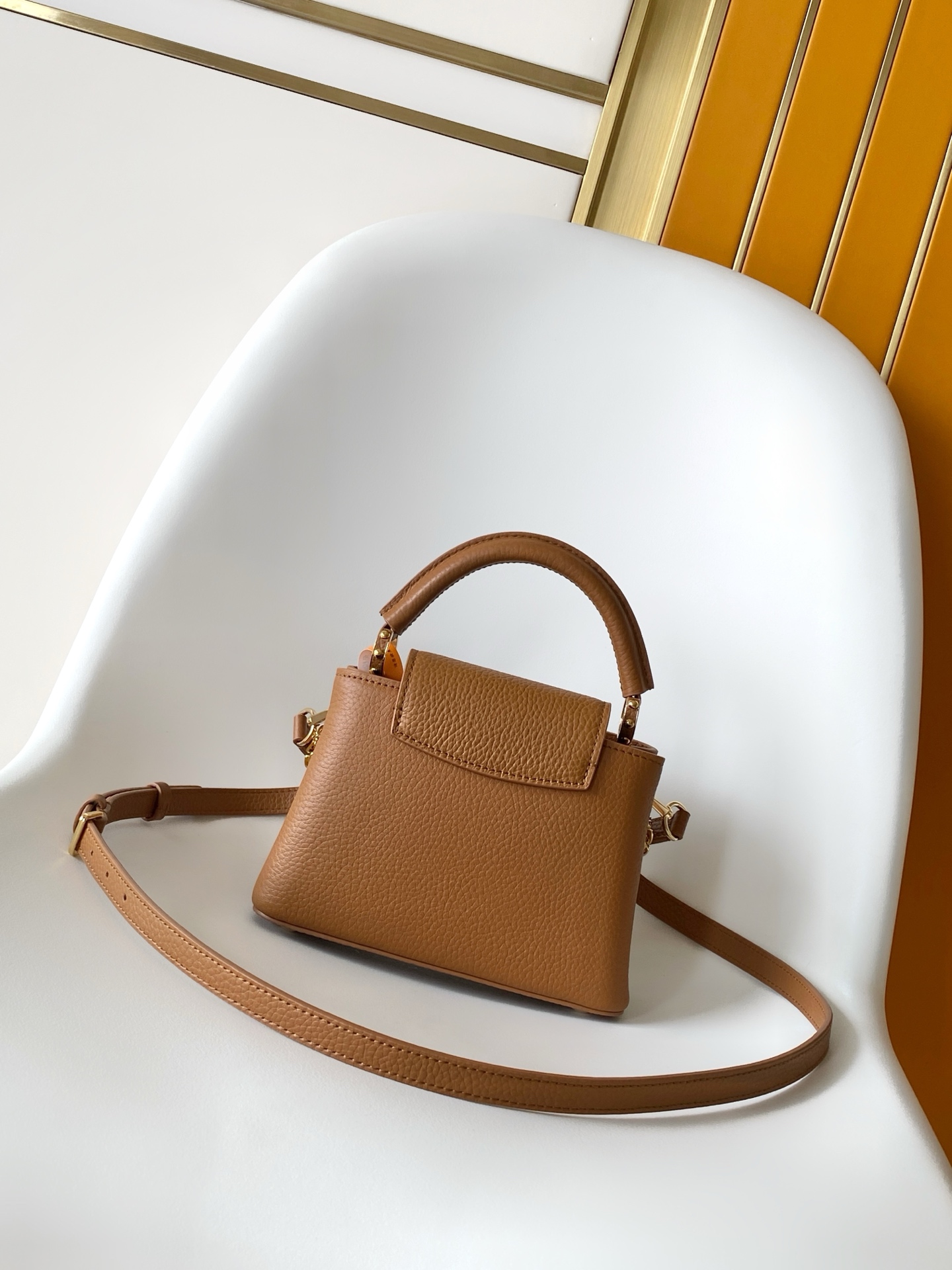 Louis Vuitton Capucines East West Mini Handbag - Image 3