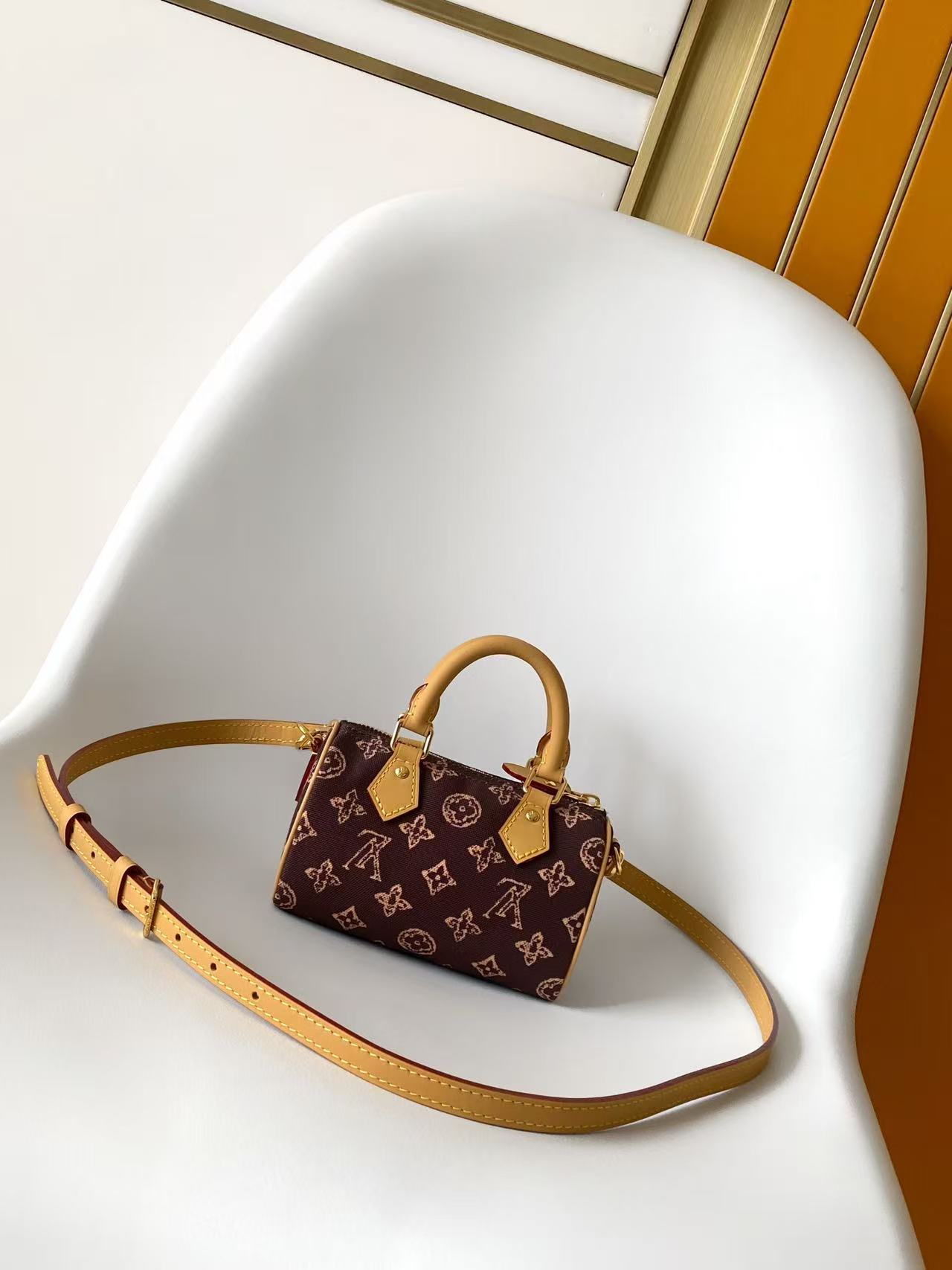 Louis Vuitton Nano Speedy Monogram Canvas Handbag - Image 3