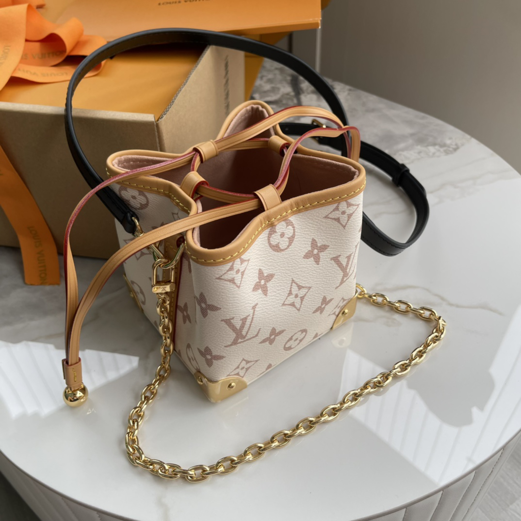 Louis Vuitton Noé Purse M83227 / M82885 Monogram Dune Canvas Shoulder Bag - Image 3