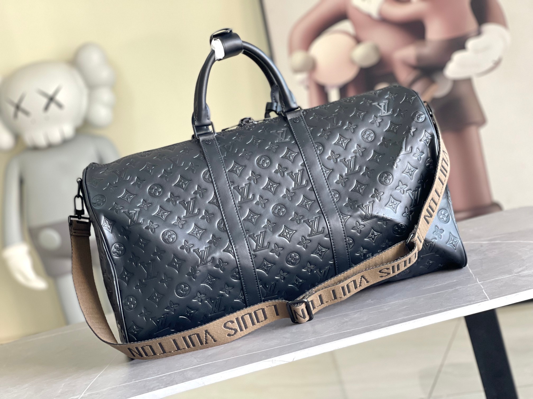Louis Vuitton Keepall Bandouliere 50 Travel Bag - Image 3