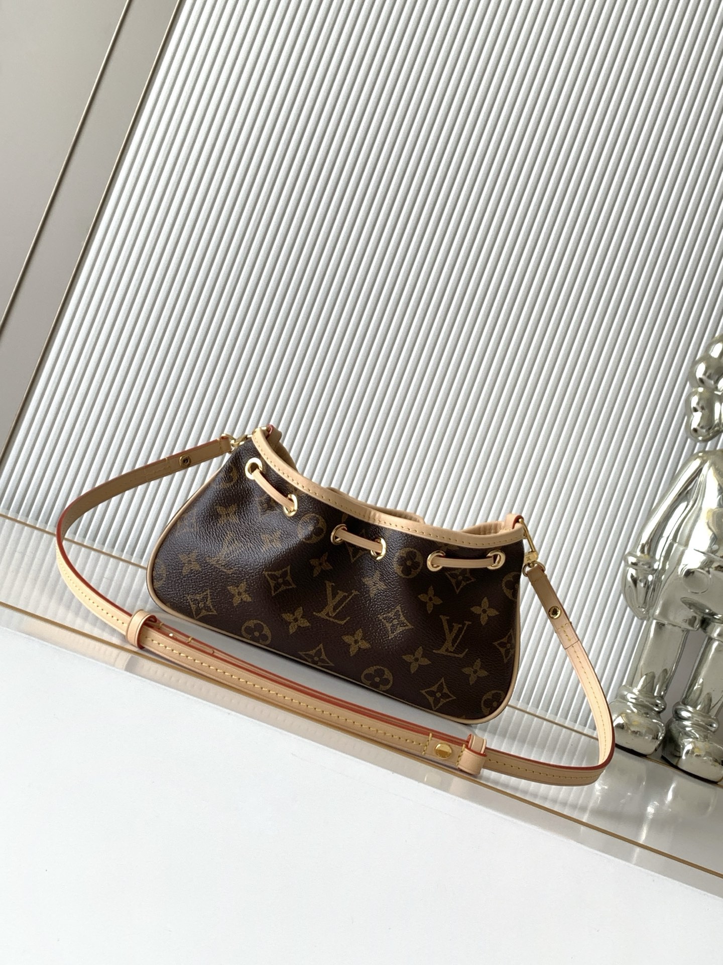 Nano Frivole Mini Shoulder Bag in Monogram Canvas - Image 3