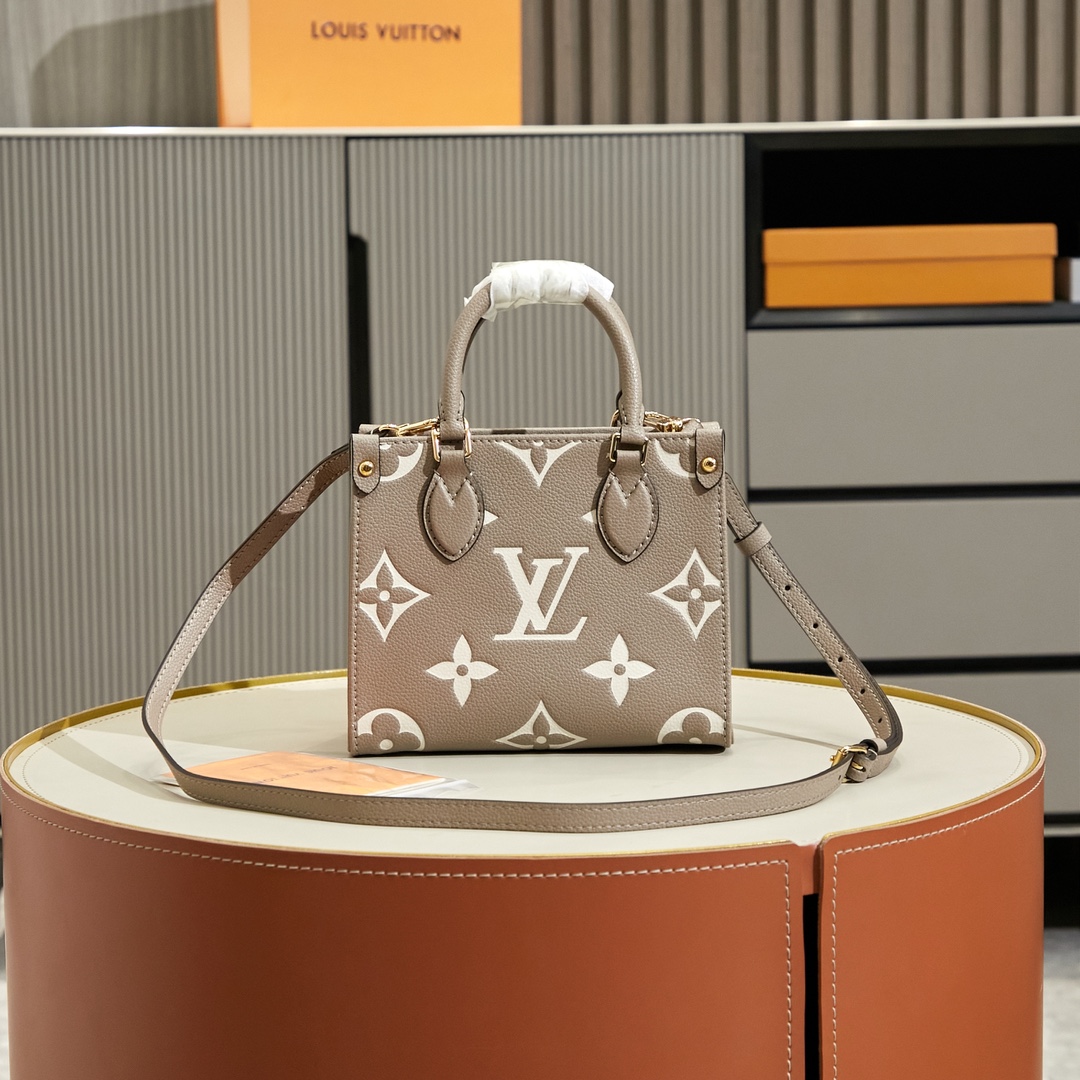 Louis Vuitton OnTheGo BB Tote Bag in Monogram Empreinte Leather - Image 3
