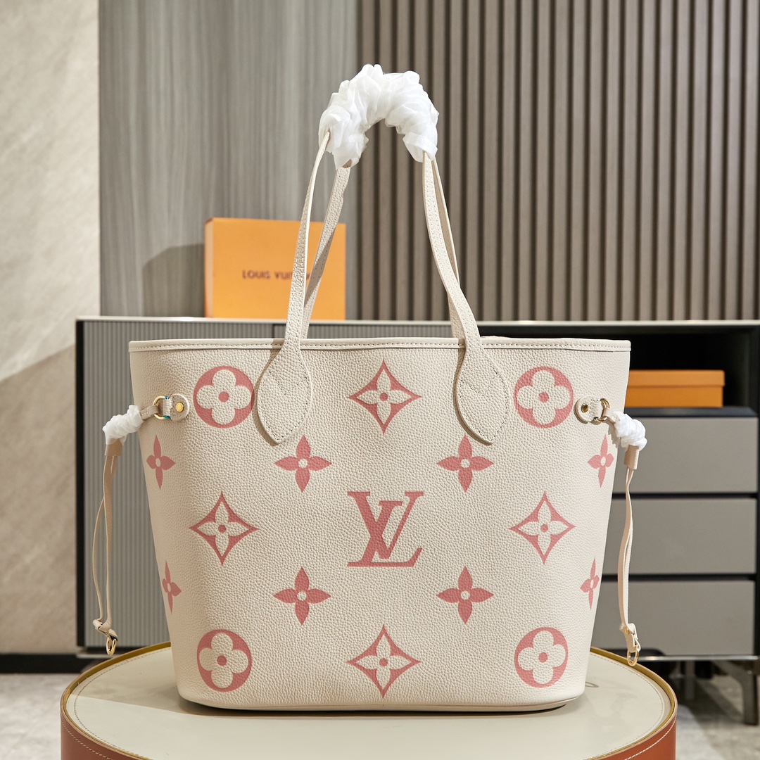 Louis Vuitton Neverfull MM Shopping Tote in Monogram Empreinte Leather - Image 3