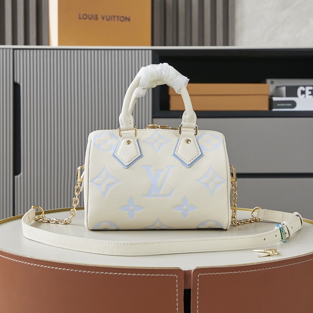 Louis Vuitton Speedy Bandoulière 20 Handbag in Monogram Empreinte Leather - Image 3