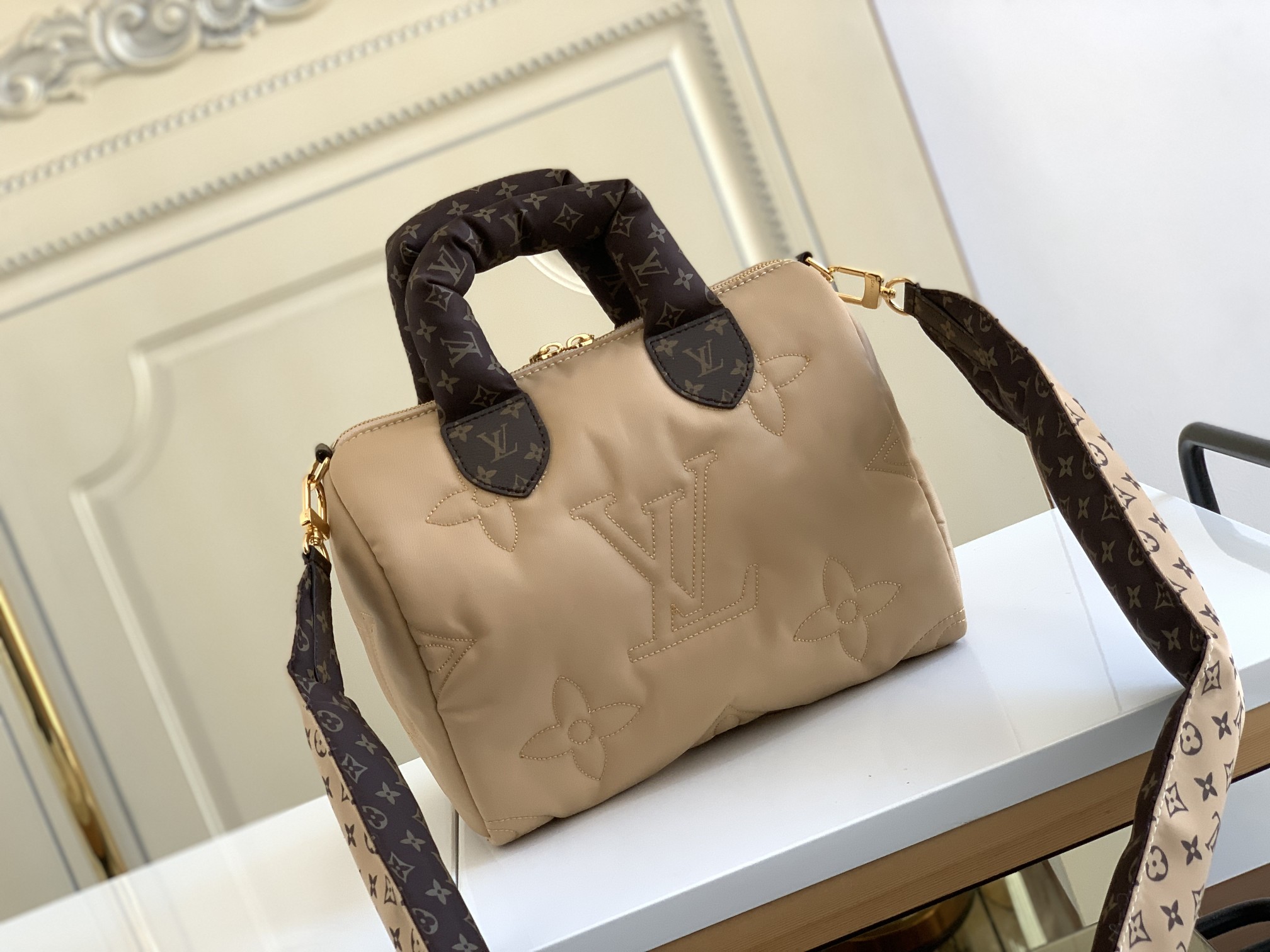 Louis Vuitton Speedy Bandouliere 25 Pillow Bag - Image 3