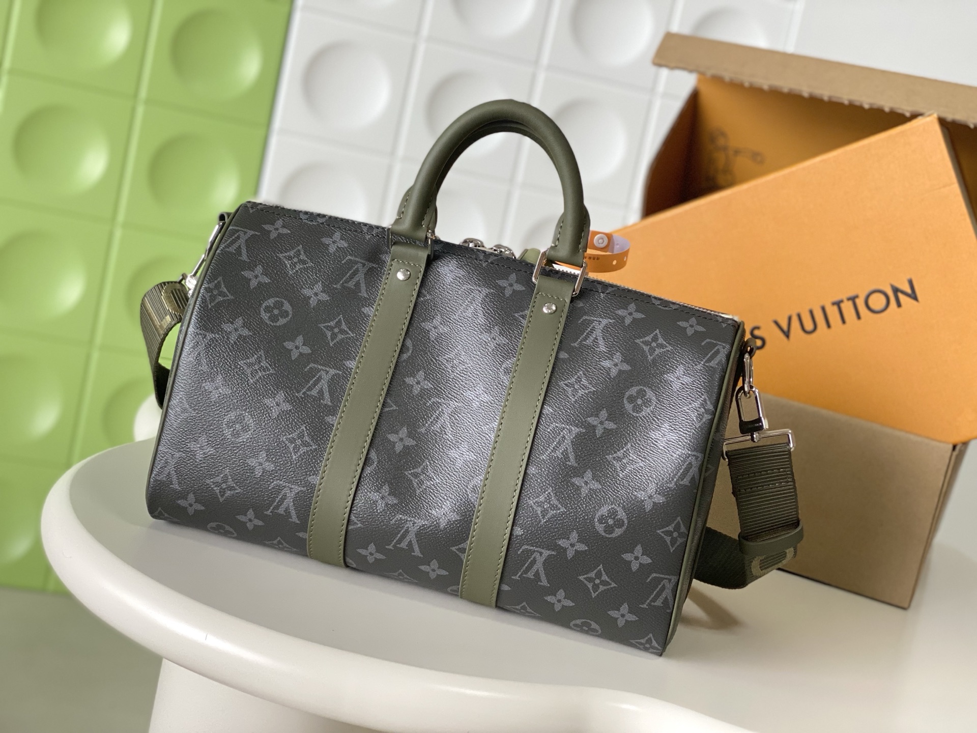 Louis Vuitton Keepall Bandouliere 35 Travel Bag - Image 3
