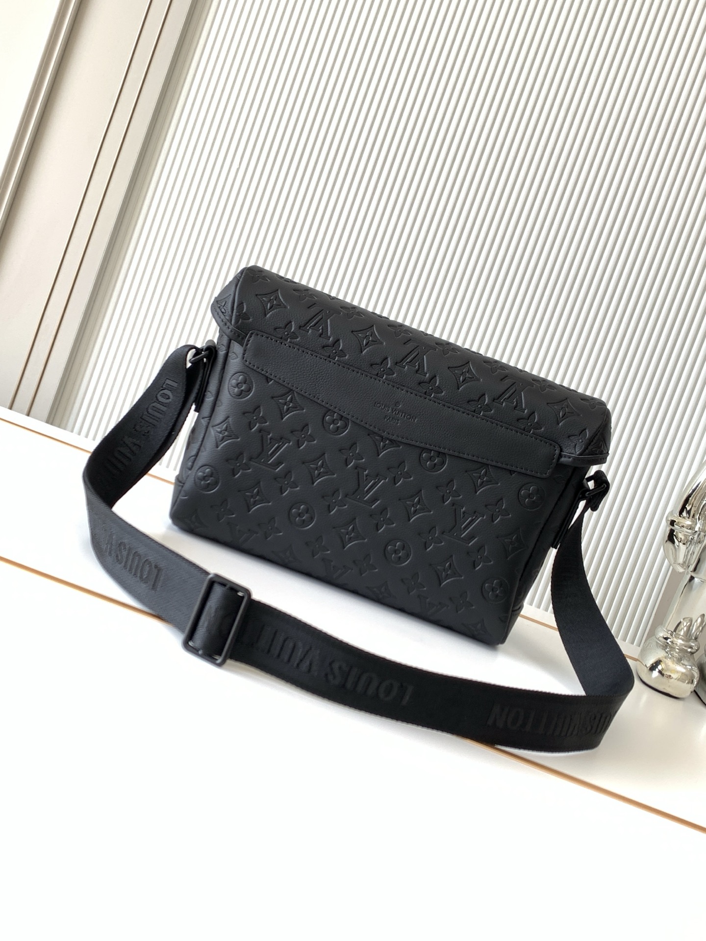 Louis Vuitton Voyager Small Messenger Bag in Monogram Shadow Cowhide Leather - Image 3