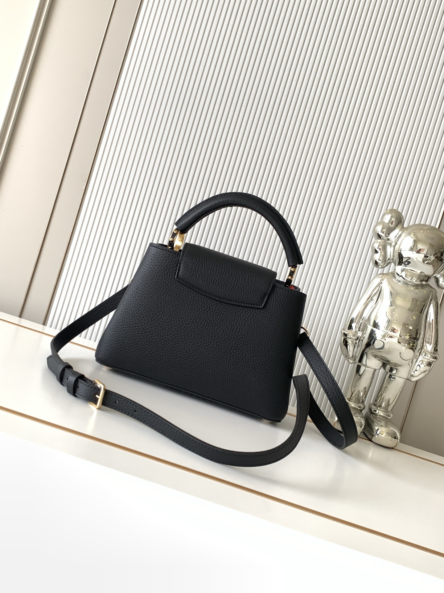 Louis Vuitton Capucines Handbag, LV Confetti Collection, M28197 - Image 3