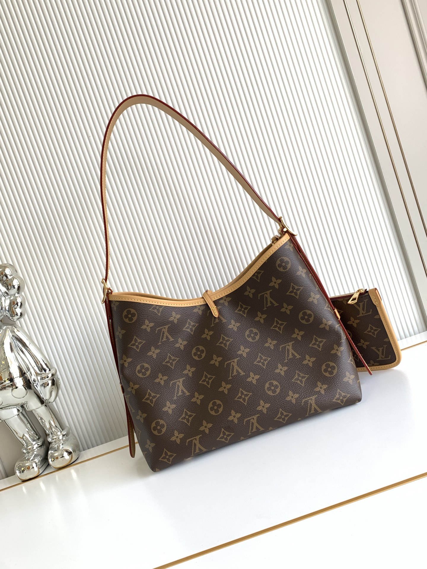 Louis Vuitton CarryAll PM Monogram Canvas Handbag - Image 3