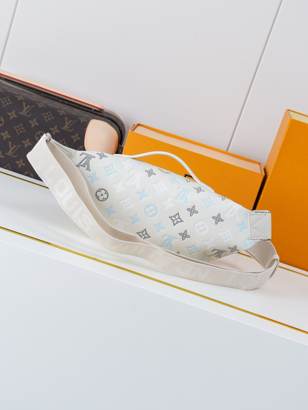 Louis Vuitton Rush Belt Bag in Monogram Shadow Leather - Image 3