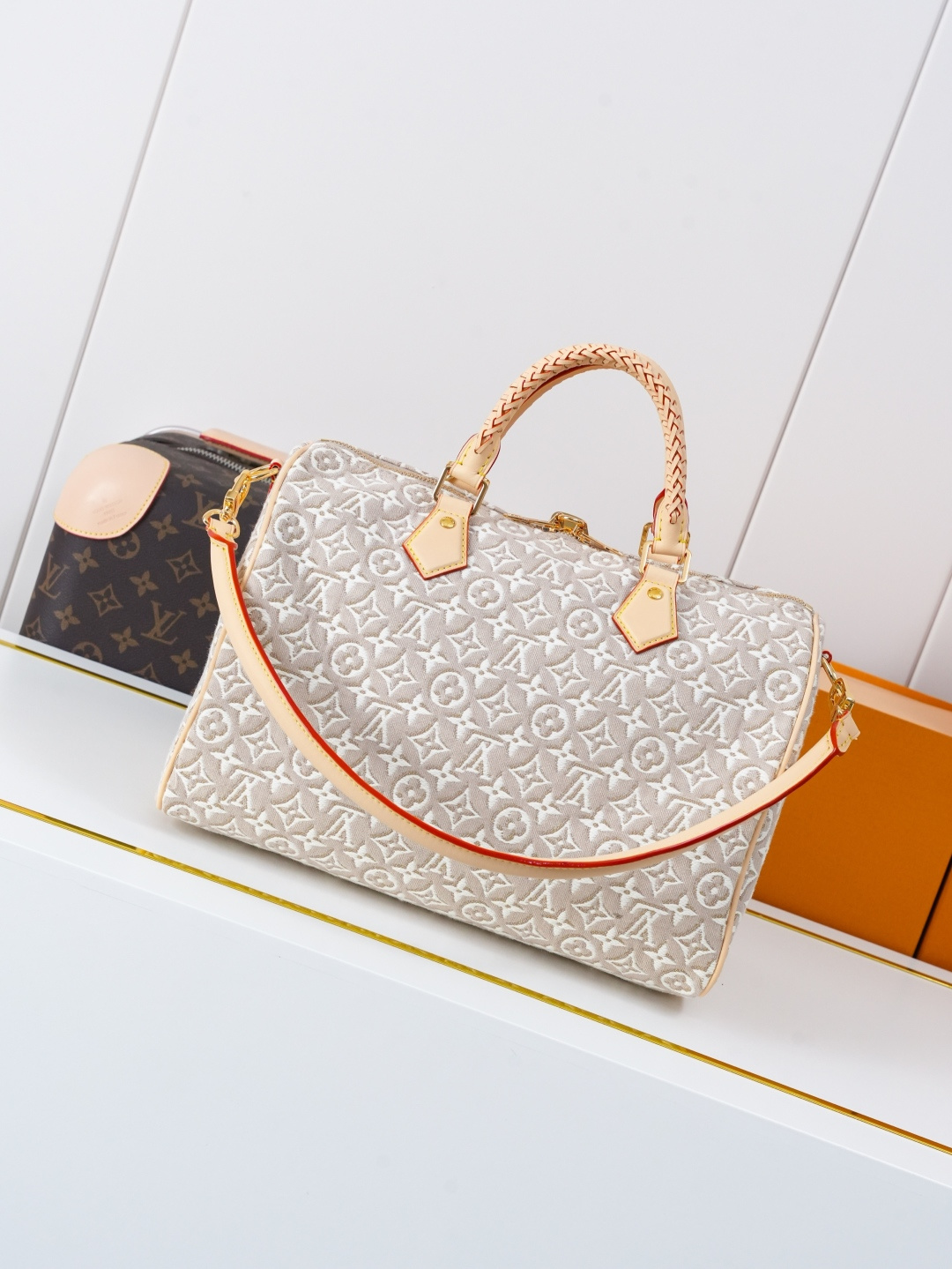 Louis Vuitton Speedy Soft 30 Monogram Emblème Handbag - Image 3