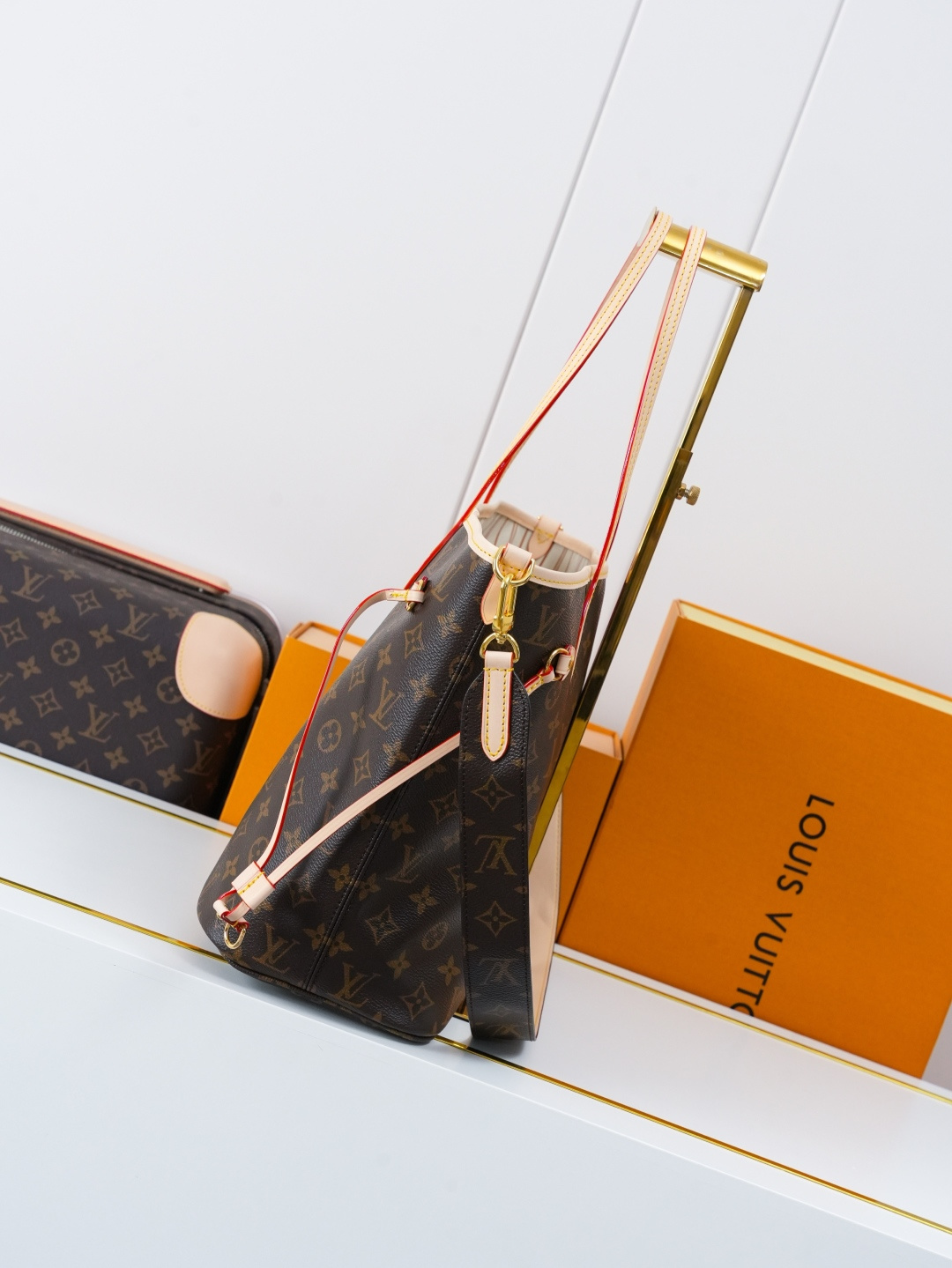 Louis Vuitton Neverfull Inside Out MM Monogram Tote Bag - Image 3