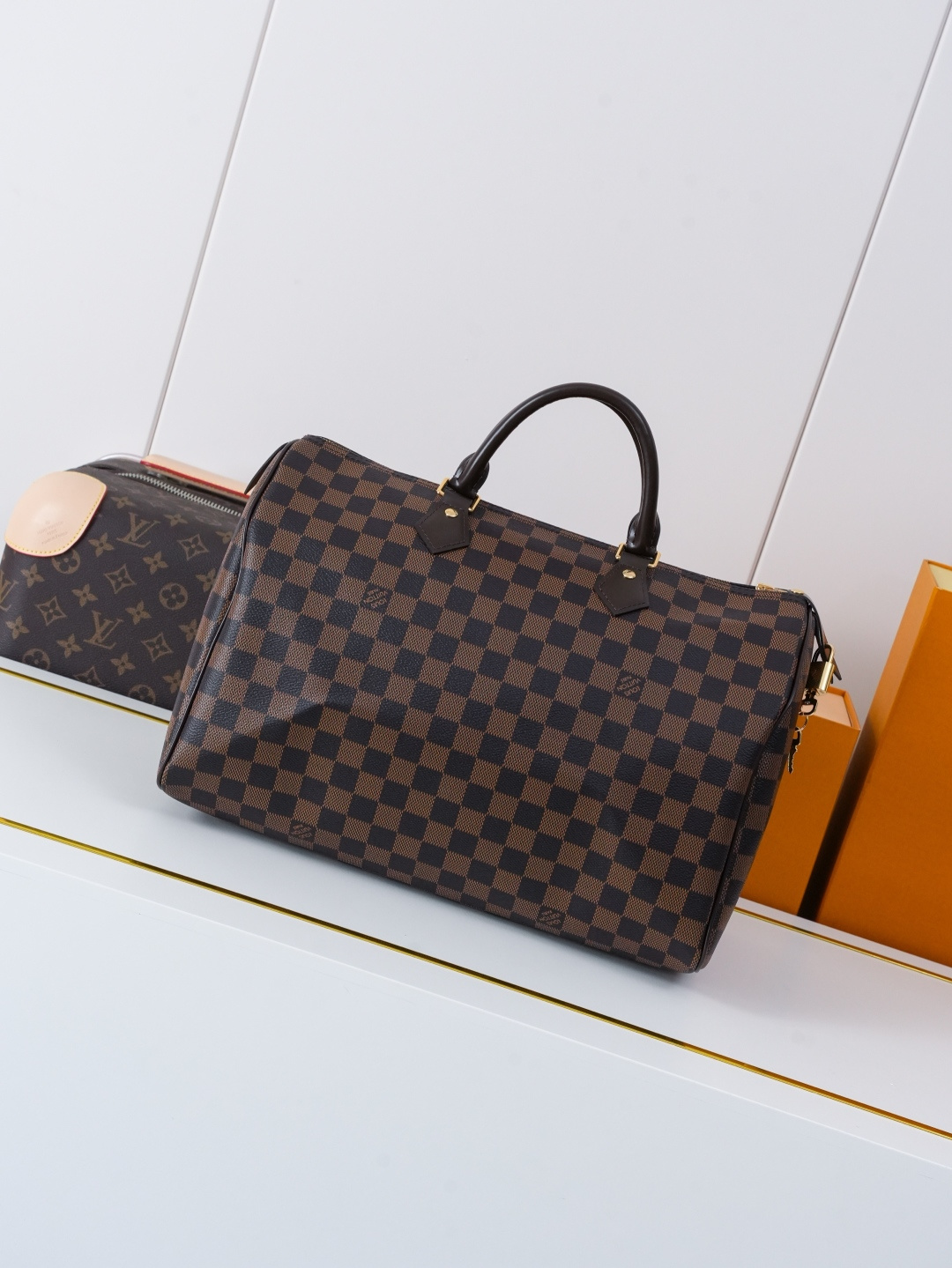 Louis Vuitton Speedy Bandoulière 35 Damier Ebene Handbag - Image 3