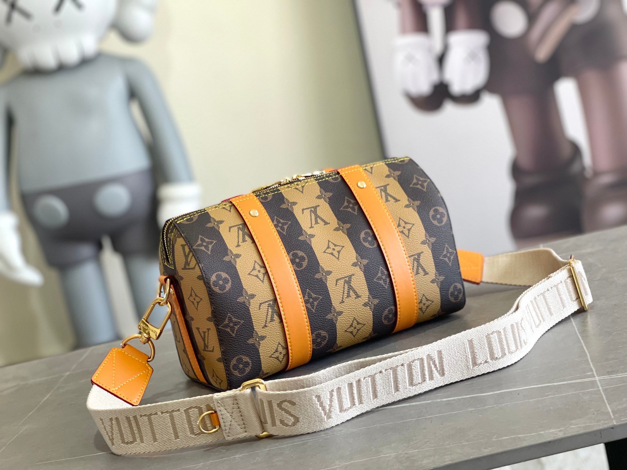 Louis Vuitton x NIGO City Keepall Handbag - Image 3