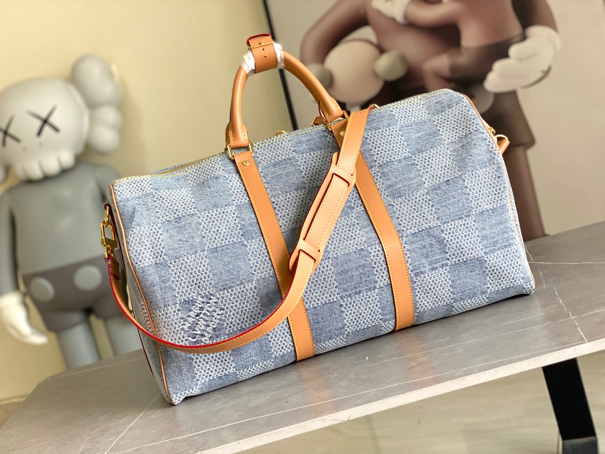 Louis Vuitton Keepall Bandoulière 50 Travel Bag - Image 3