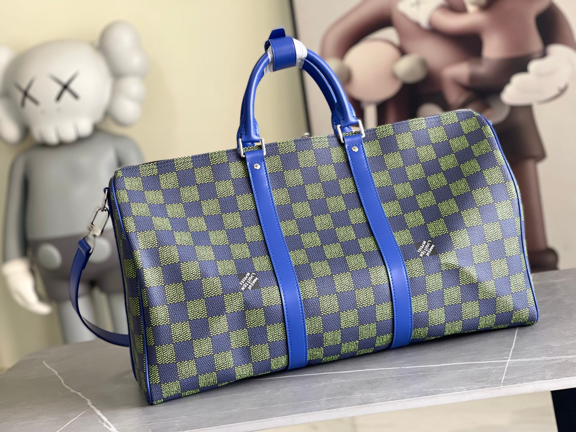 Louis Vuitton Keepall Bandoulière 50 Travel Bag - Image 3